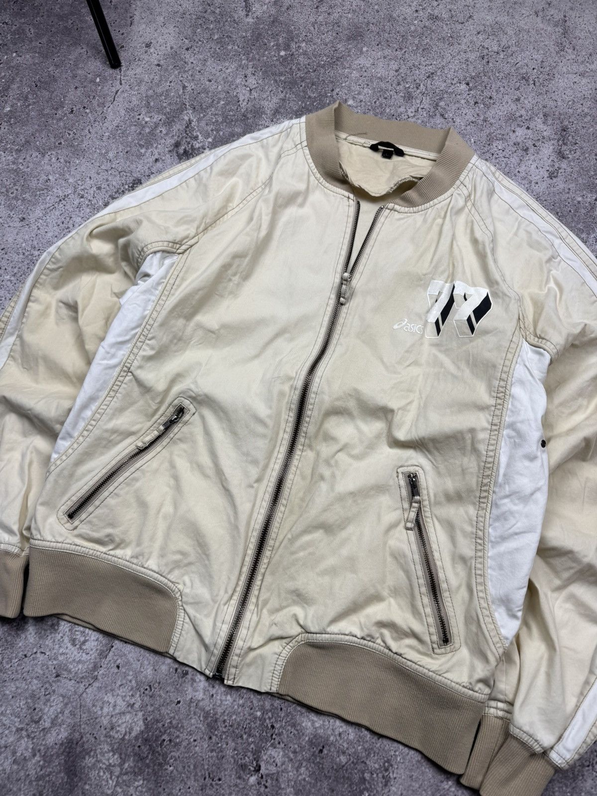 Asics Vintage ASICS 90’s Japan 77 Bomber Jacker Archive Rare Size US M / EU 48-50 / 2 - 3 Thumbnail