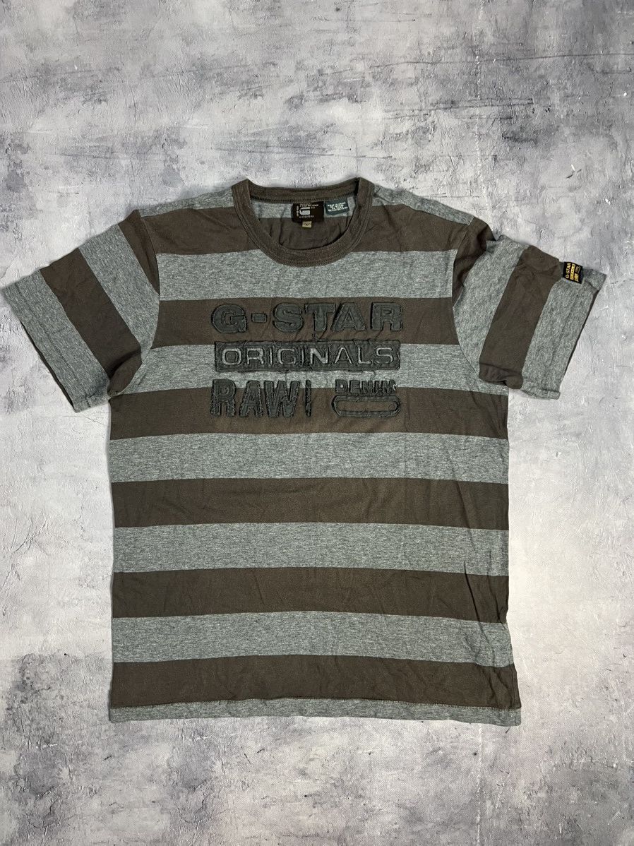 G-Star × Vintage Vintage G Star Raw T shirt Y2k Size US L / EU 52-54 / 3 - 1 Thumbnail