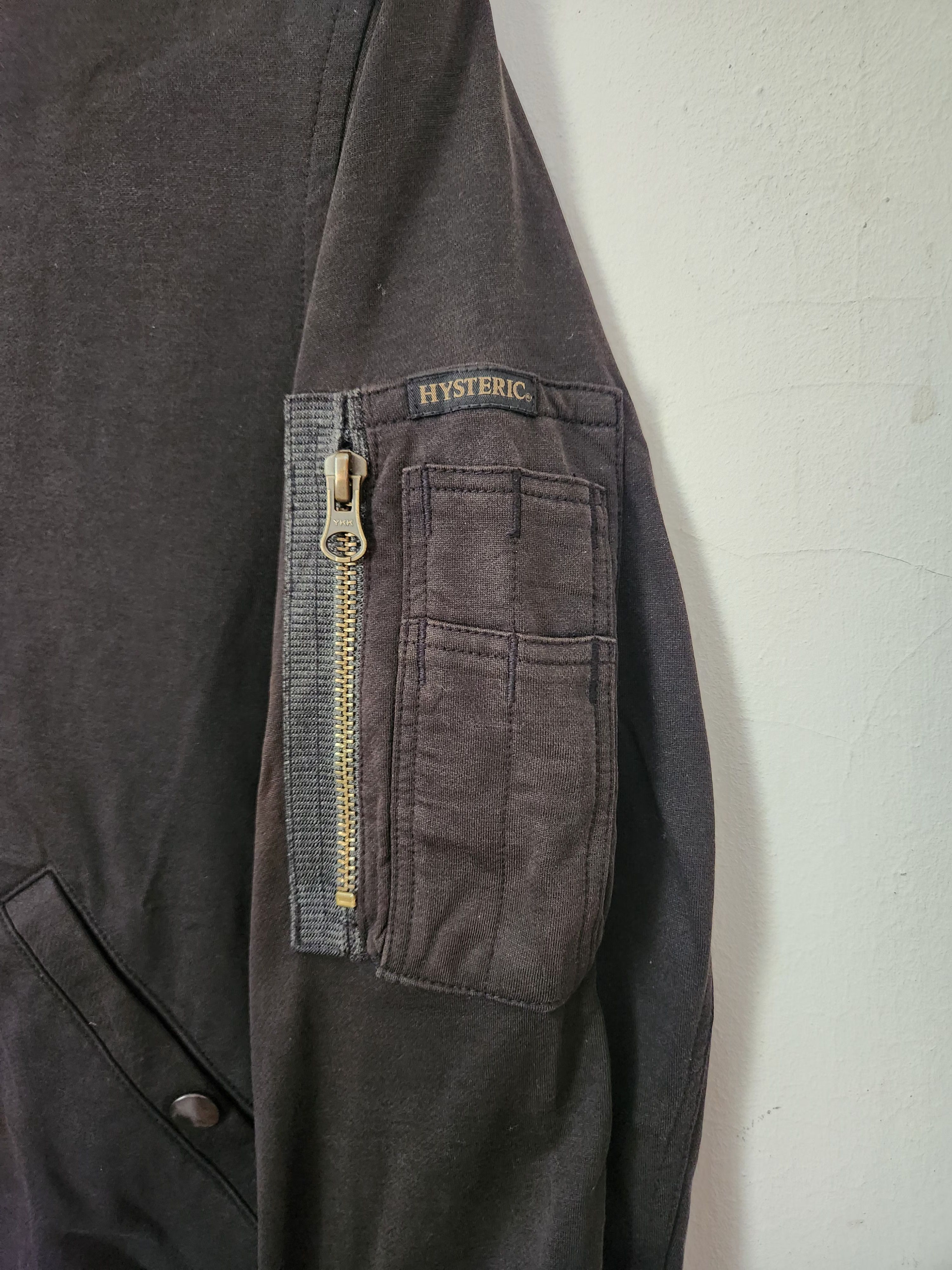 Hysteric Glamour Vintage Hysteric Bomber Black Jacket Size US M / EU 48-50 / 2 - 6 Thumbnail