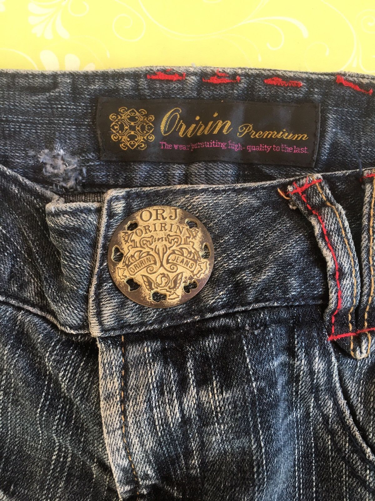 Japanese Brand × Vintage Oririn jeans,wing design conception jeans Size 32" / US 10 / IT 46 - 6 Thumbnail
