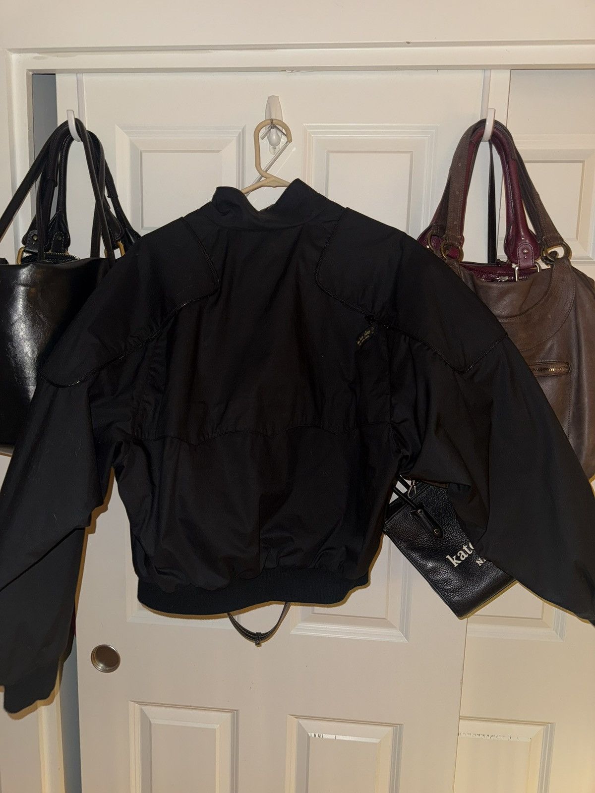 Kapital Kapital Sham Bomber Jacket Black Cotton Twill Plaid Zip Size US M / EU 48-50 / 2 - 9 Thumbnail