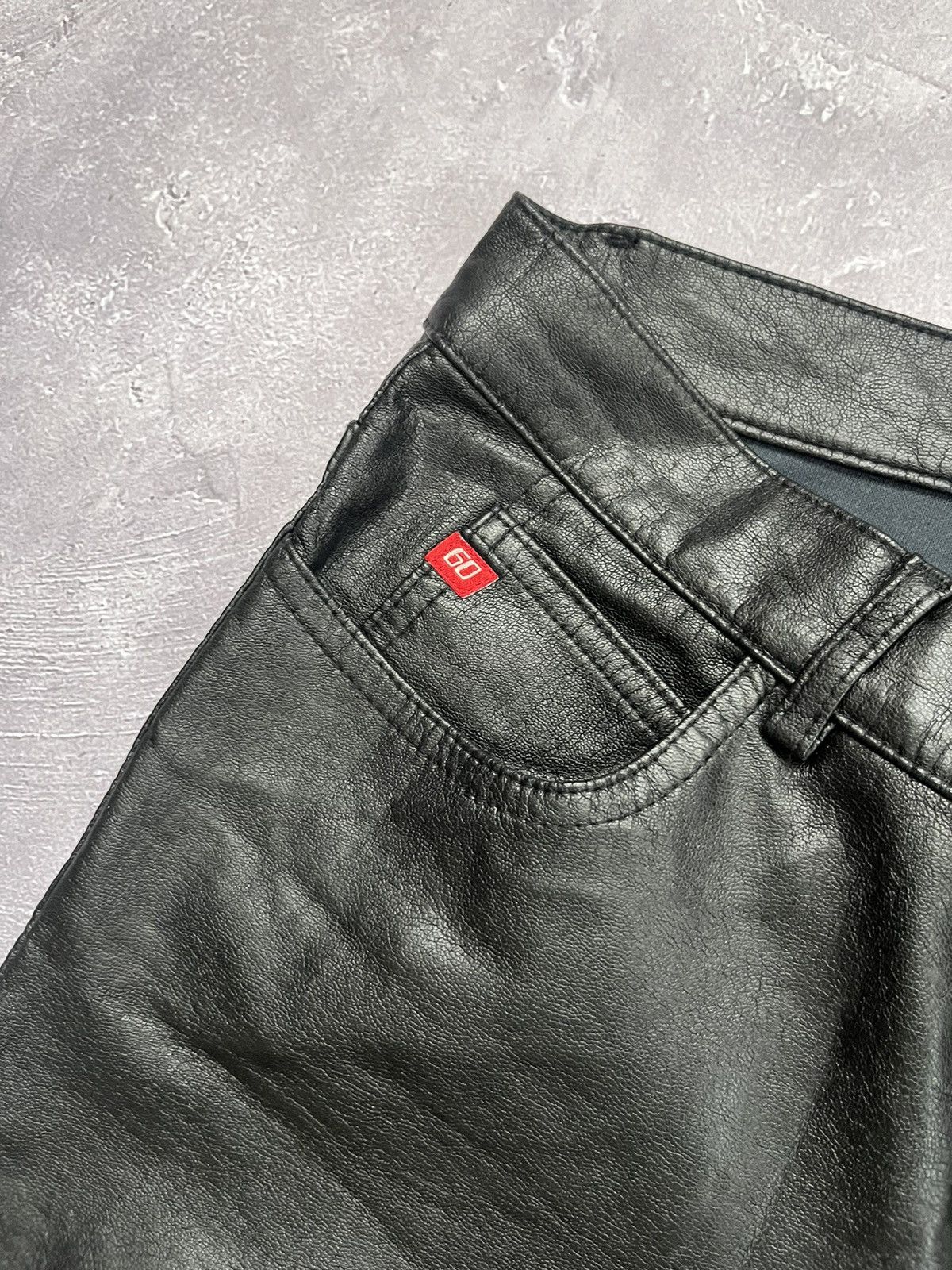 Japanese Brand × Miss Sixty Miss Sixty Flared Boot Cut Eco Leather Pants Jeans Y2K Size 28" / US 6 / IT 42 - 10 Thumbnail
