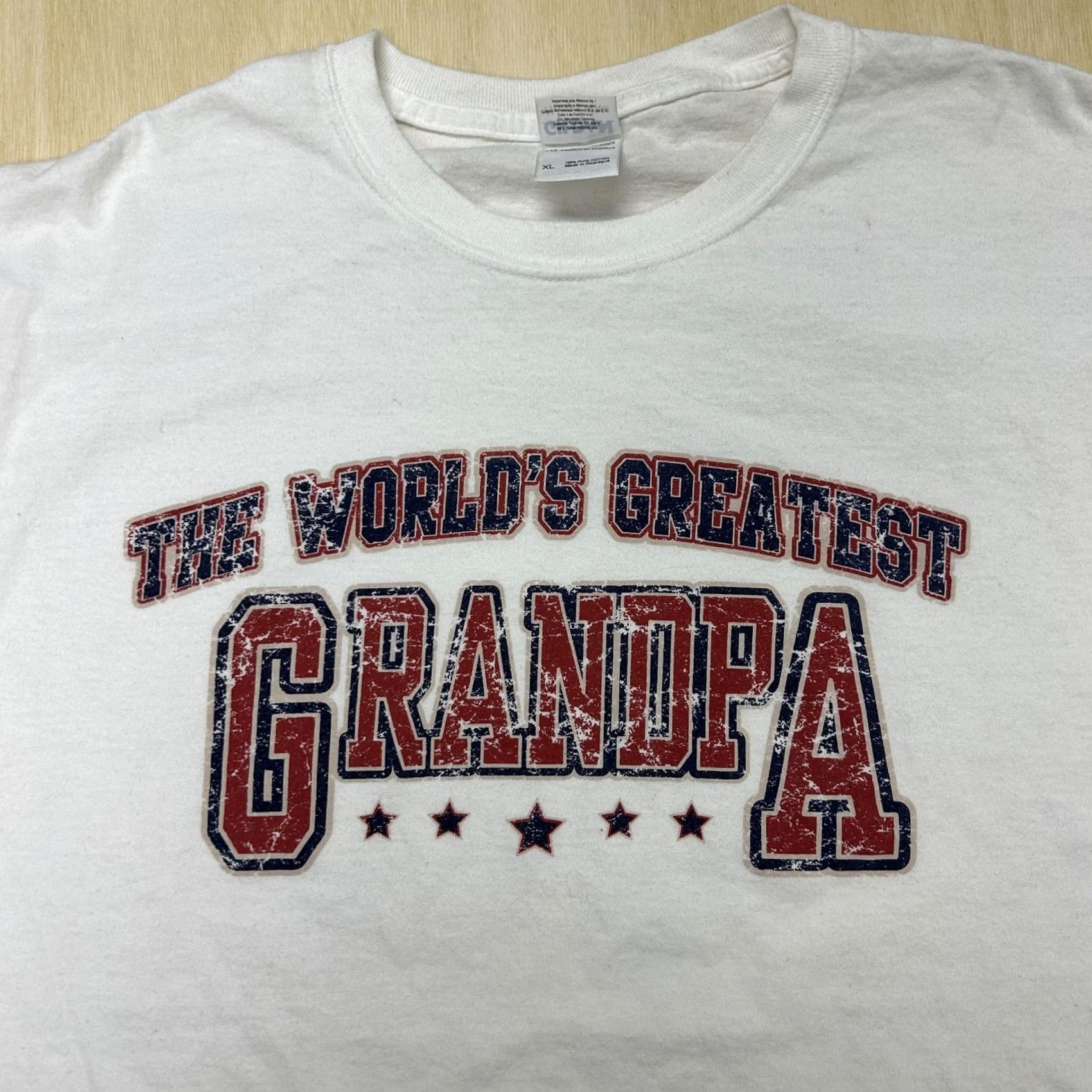 Gildan Grandpa Shirt Mens XL White Gildan Graphic Tee T-Shirt Size US XL / EU 56 / 4 - 2 Thumbnail