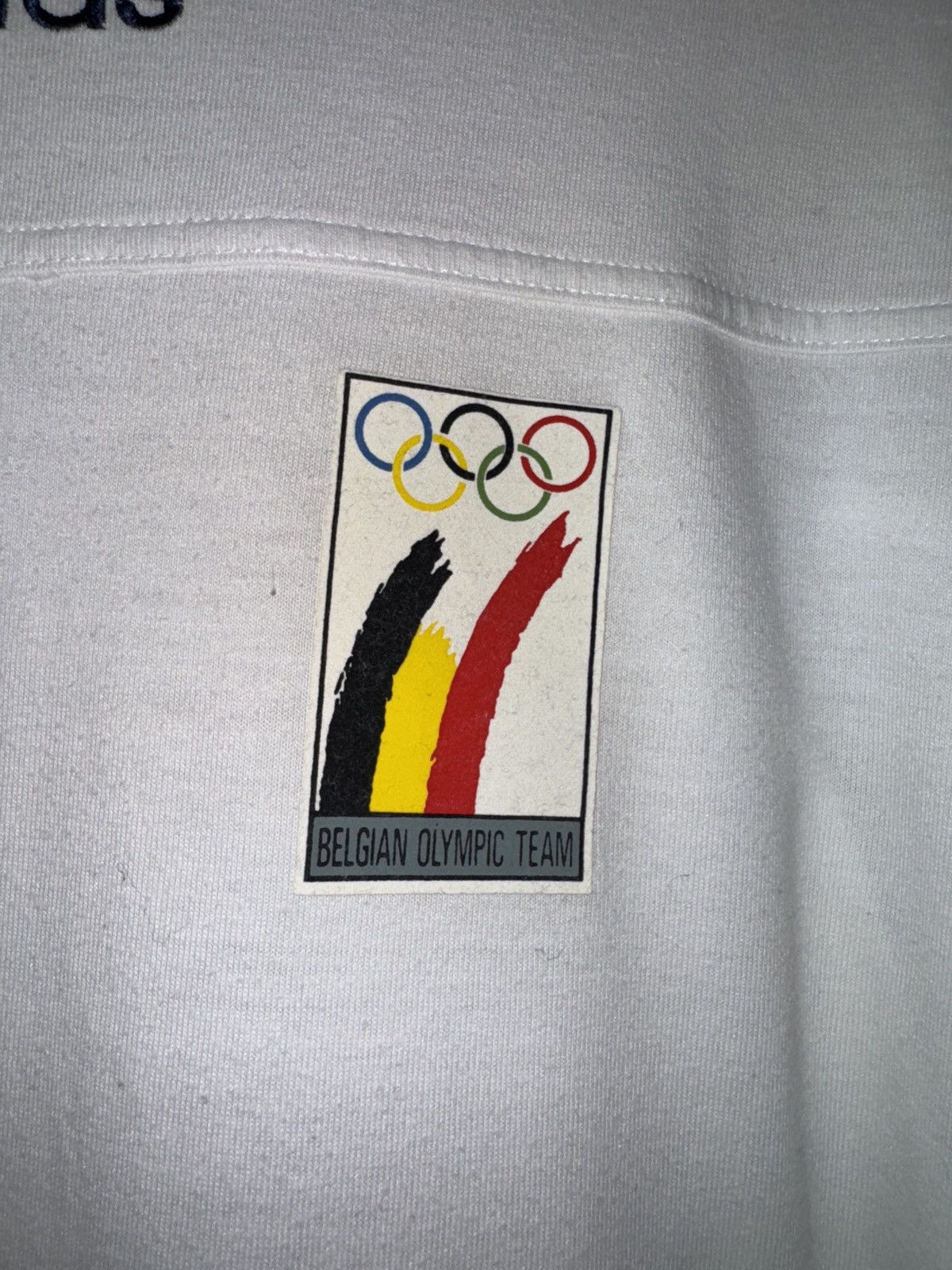Adidas × Vintage Adidas 90-s Olympic Games Belgium shirt vintage Size US L / EU 52-54 / 3 - 6 Thumbnail