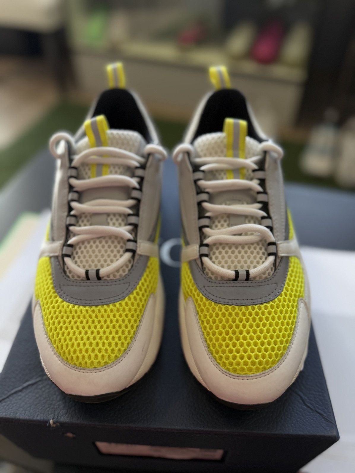 Dior Dior B22 Yellow White Sneakers Size 43EU/10US Size US 10 / EU 43 - 5 Thumbnail