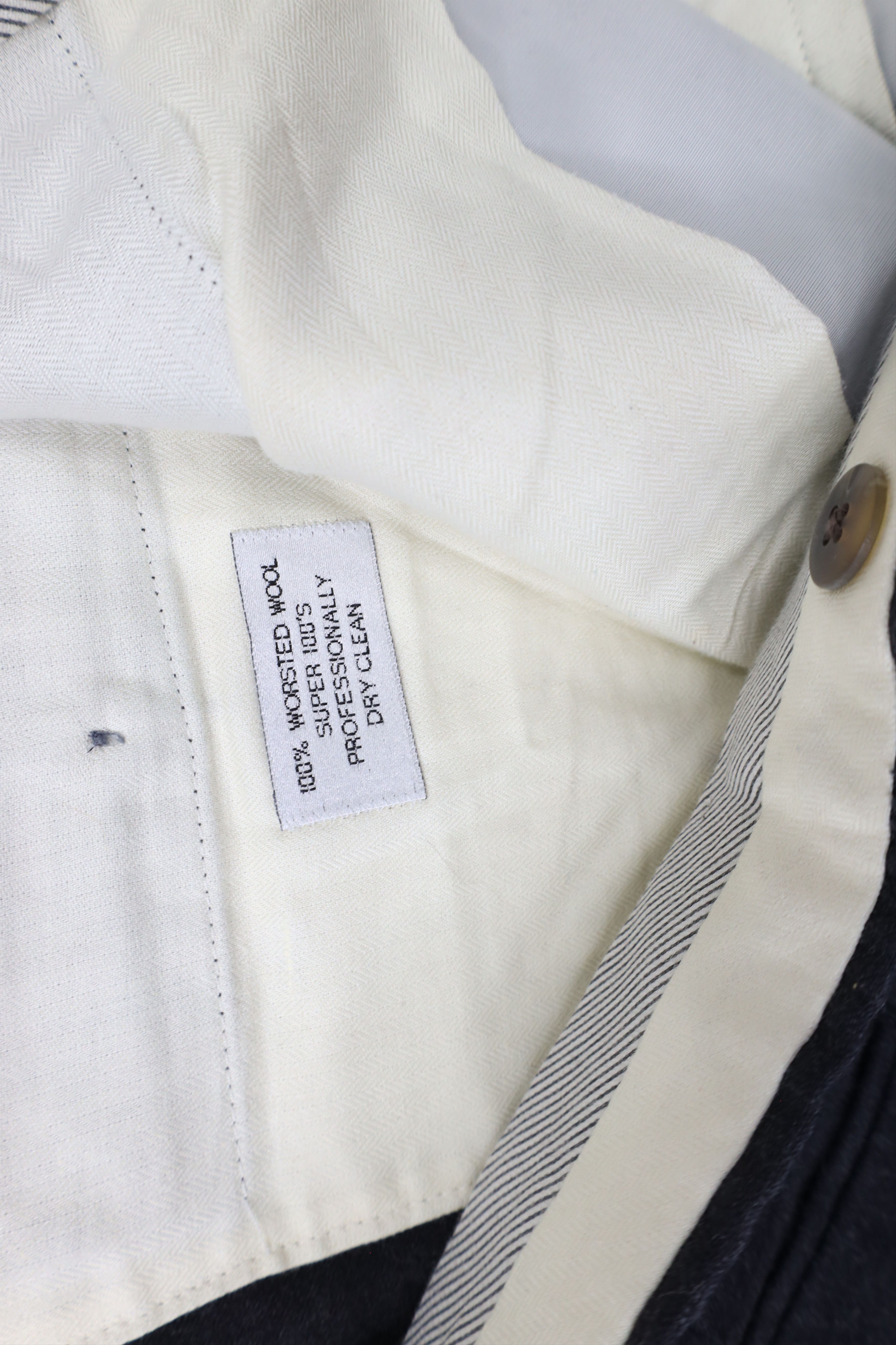 Vintage Vintage 90s Streetwear Worsted Wool Wide Leg Chino Pants Size US 34 / EU 50 - 8 Thumbnail