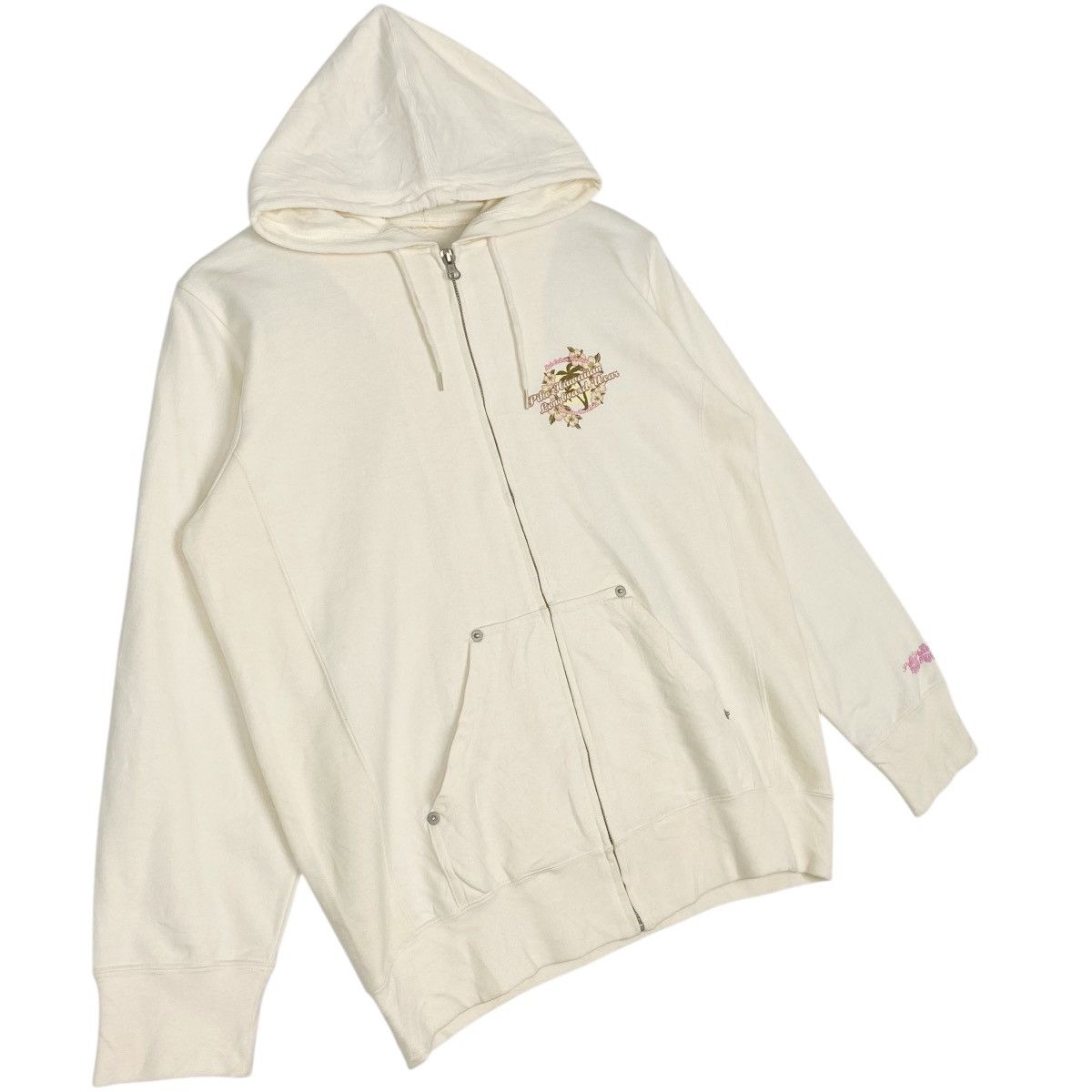Other Vintage Piko Hawaiian Printed Hoodie White Pullover Size L Size US L / EU 52-54 / 3 - 3 Thumbnail