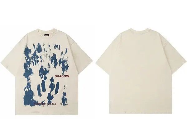VIBE 90s Design Hip Hop Shadow Printed T-Shirt y2k Size US L / EU 52-54 / 3 - 3 Thumbnail