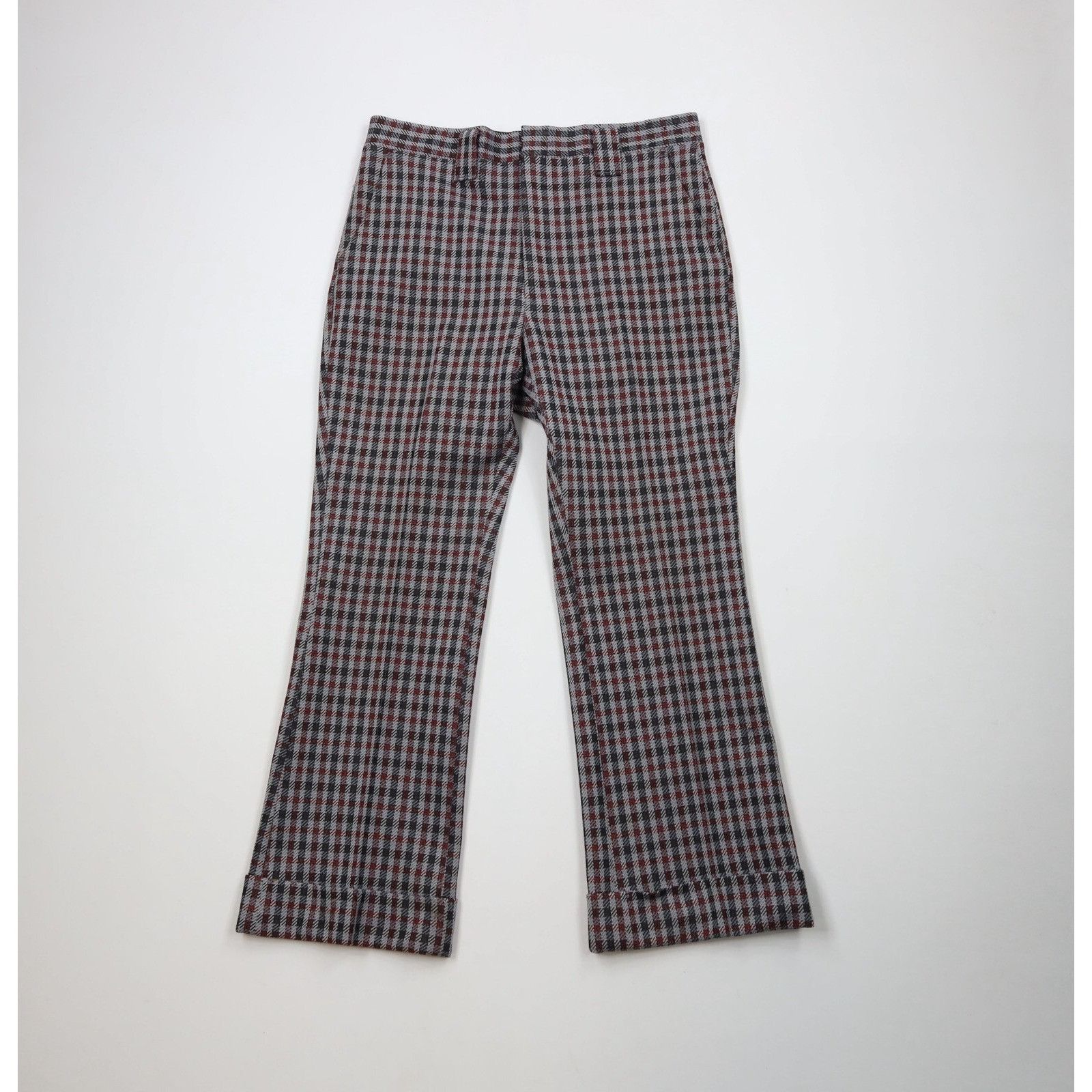Vintage Vintage 70s Streetwear Double Knit Bell Bottoms Pants Size US 32 / EU 48 - 1 Thumbnail