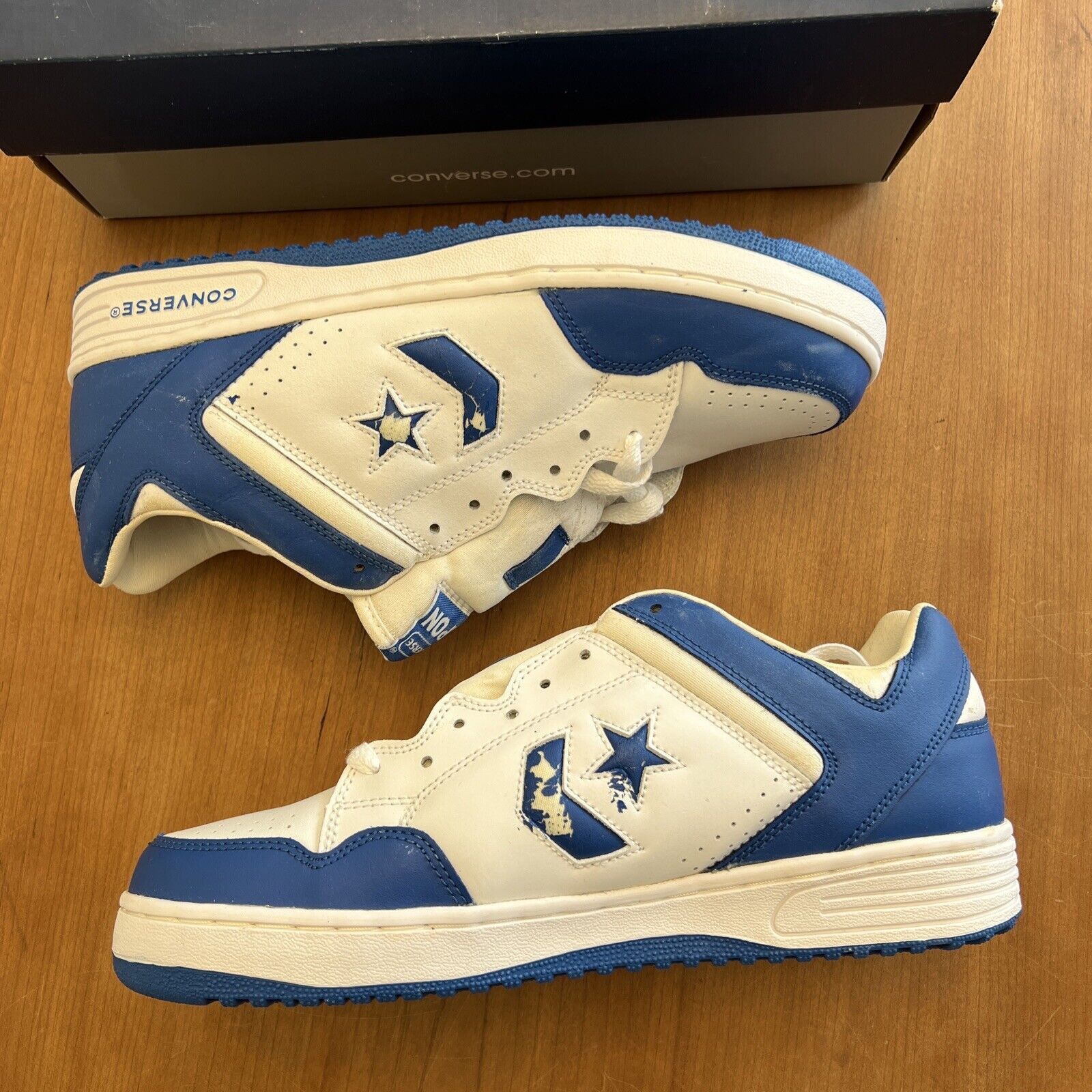 Converse Vintage Converse Weapon Ox Blue/White Size 10.5 1H718 Size US 10.5 / EU 43-44 - 2 Thumbnail