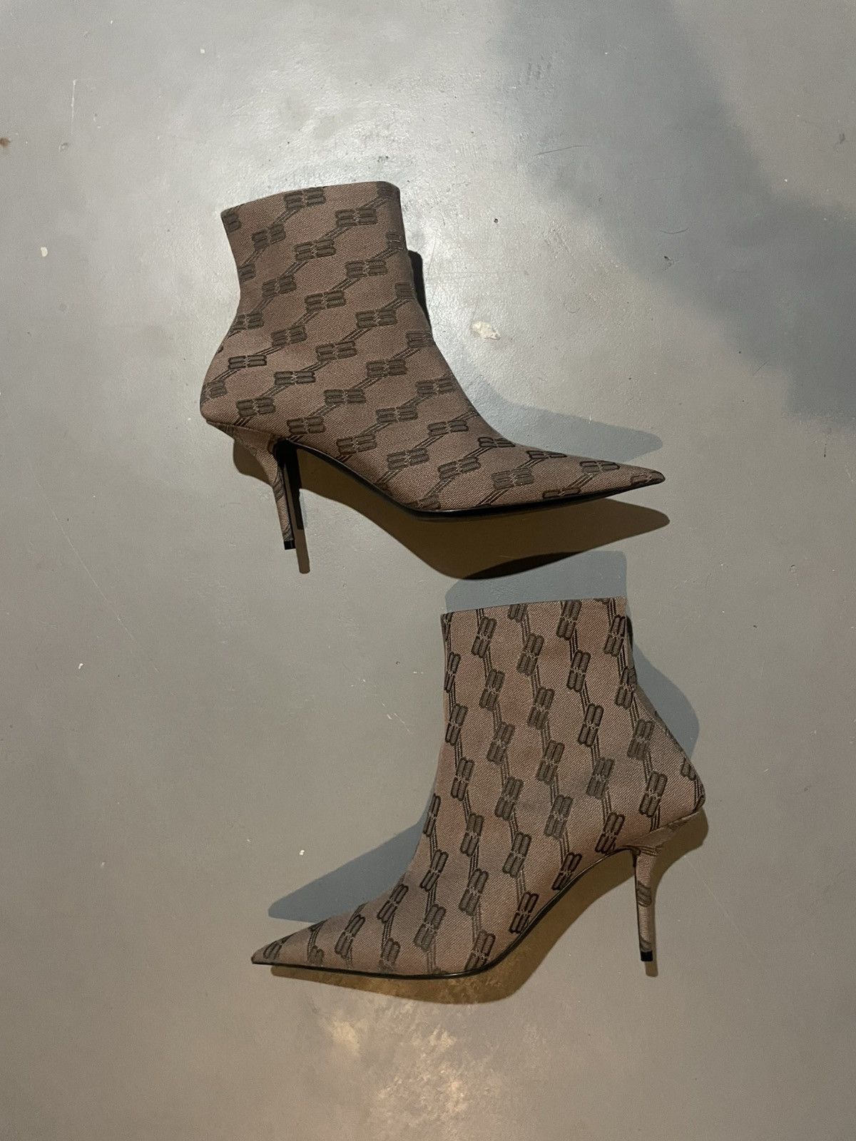 Balenciaga Balenciaga BB Monogram Canvas Knife Sock Boots 40EU Size US 10 / IT 40 - 7 Thumbnail