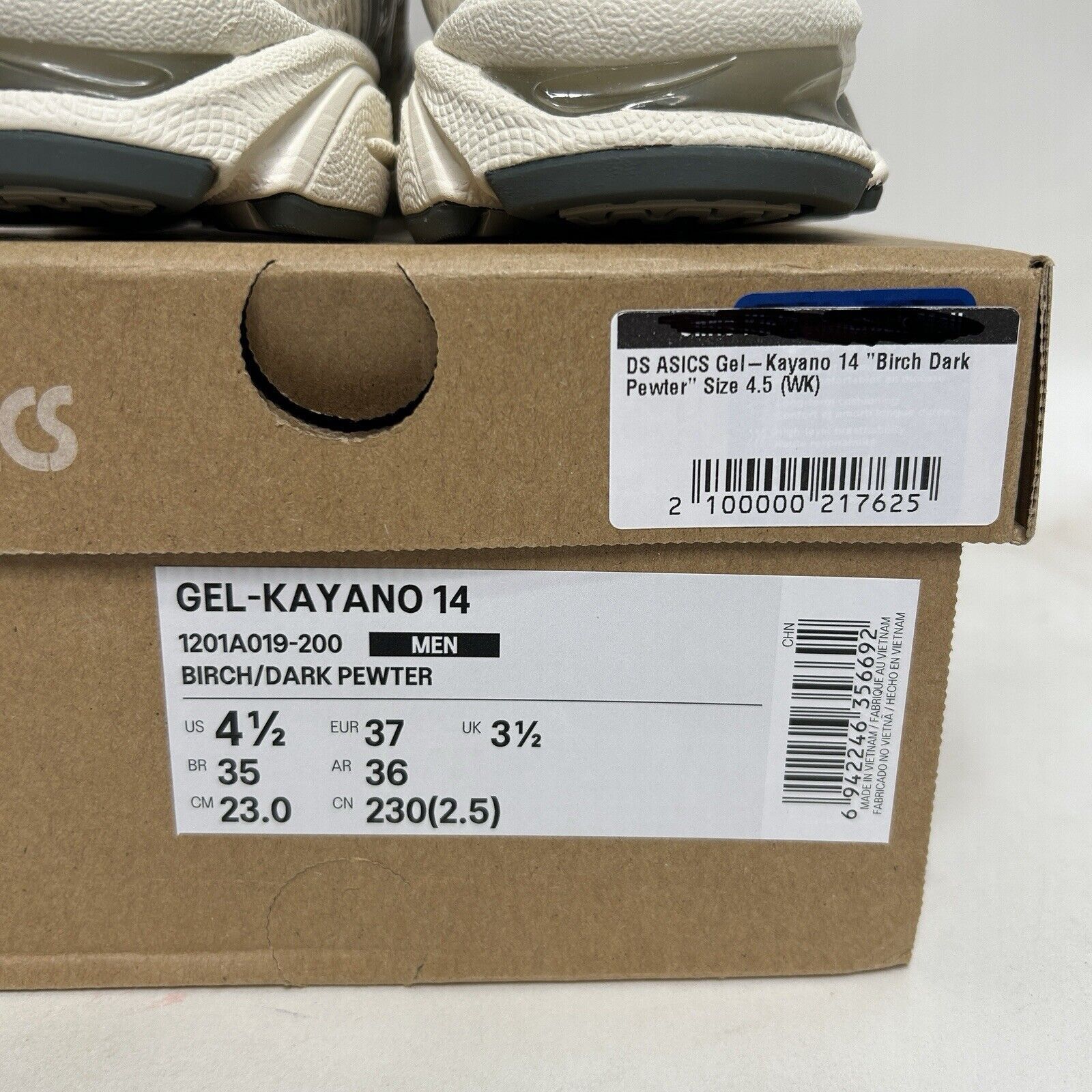 Asics ASICS Gel Kayano 14 “Birch Dark Pewter” 2024 Size US 6 / IT 36 - 5 Thumbnail