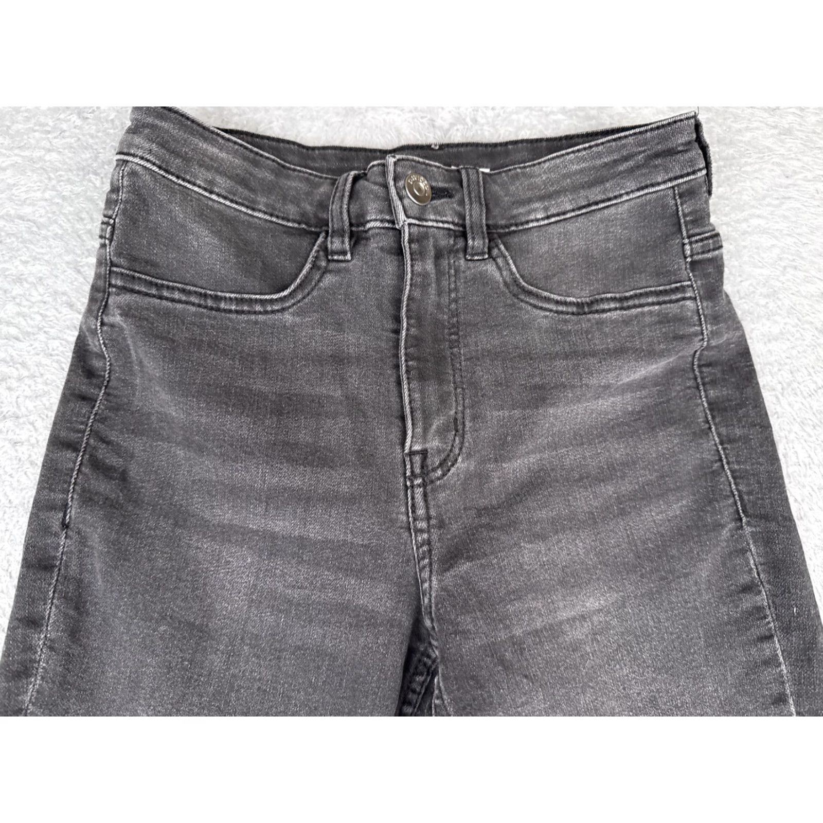 American Eagle Outfitters American Eagle Outfitters Jeans Womens 24 Black Jegging 24x27 Slim Skinny 5-Pocket Denim Cotton Blend Regular Waist Women pants Size 28" / US 6 / IT 42 - 4 Thumbnail