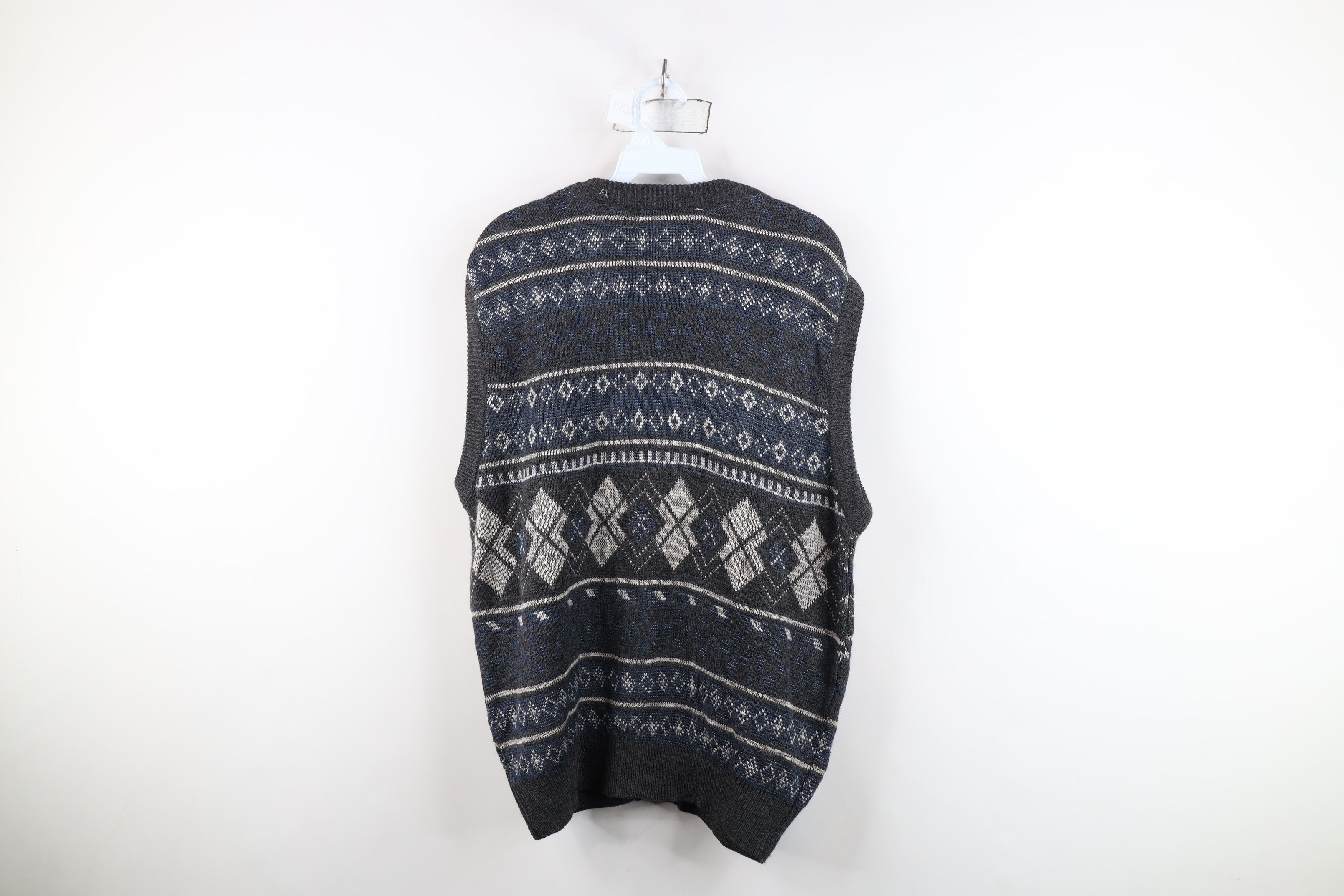 Vintage Deadstock Vintage 90s Streetwear Isle Cardigan Sweater Vest Size US XL / EU 56 / 4 - 10 Thumbnail