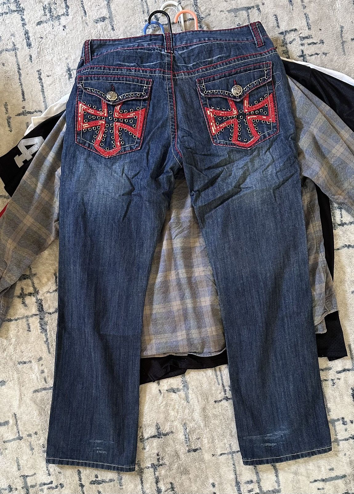 Other Vintage y2k/2000’s embroidered Liuce’s denim jeans Size US 38 / EU 54 - 4 Thumbnail