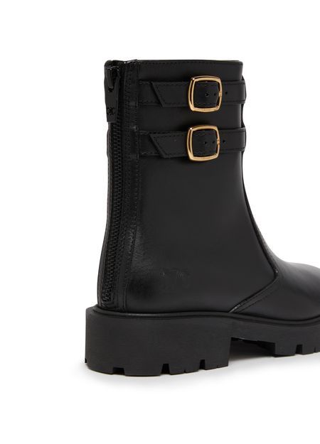 Celine o1bcso1str1225 356723554C Double Buckle Zipped Boots Black Size US 11 / IT 41 - 6 Thumbnail