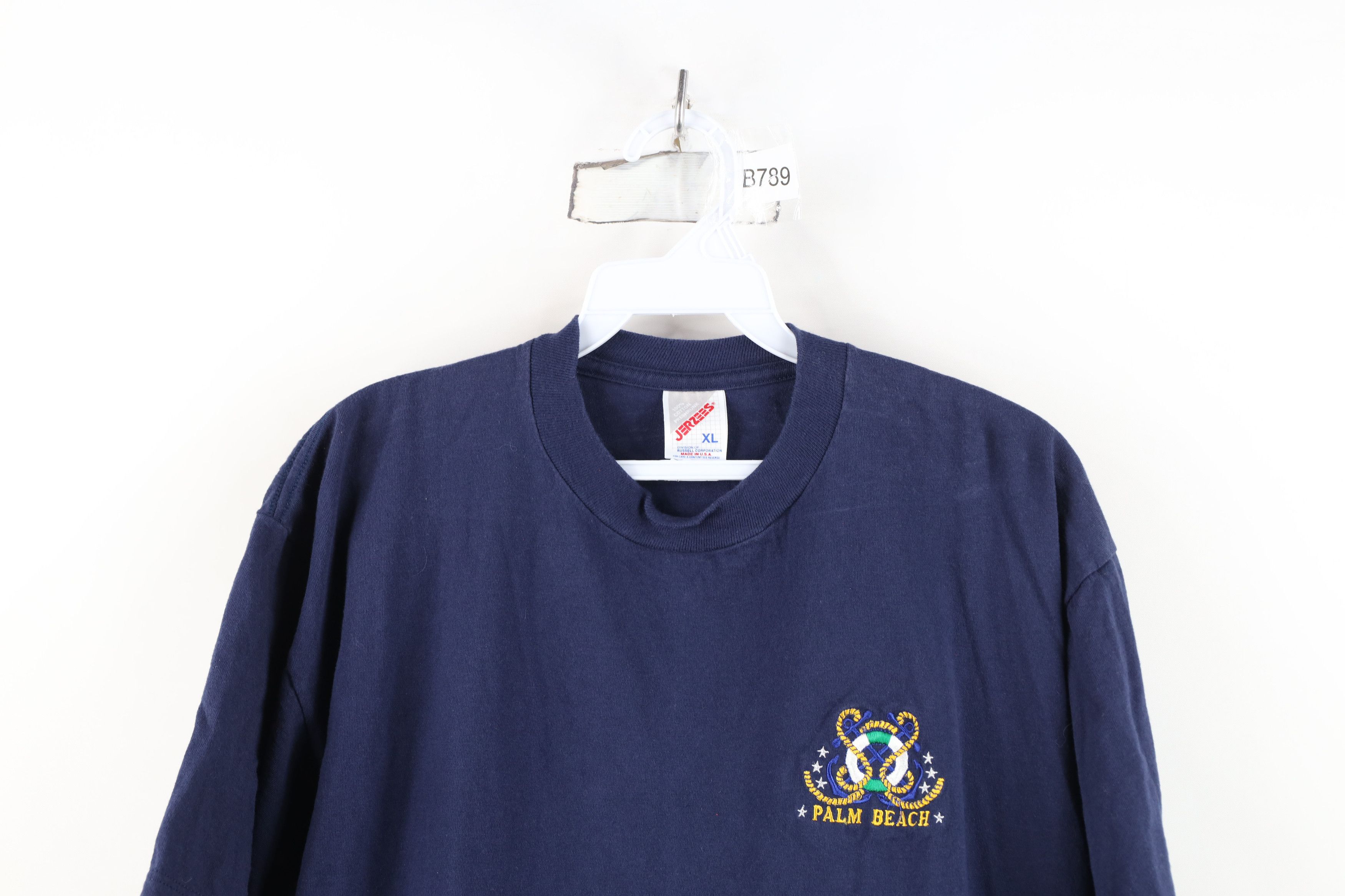 Vintage Vintage 90s Streetwear Sailing Short Sleeve T-Shirt USA Size US XL / EU 56 / 4 - 2 Thumbnail