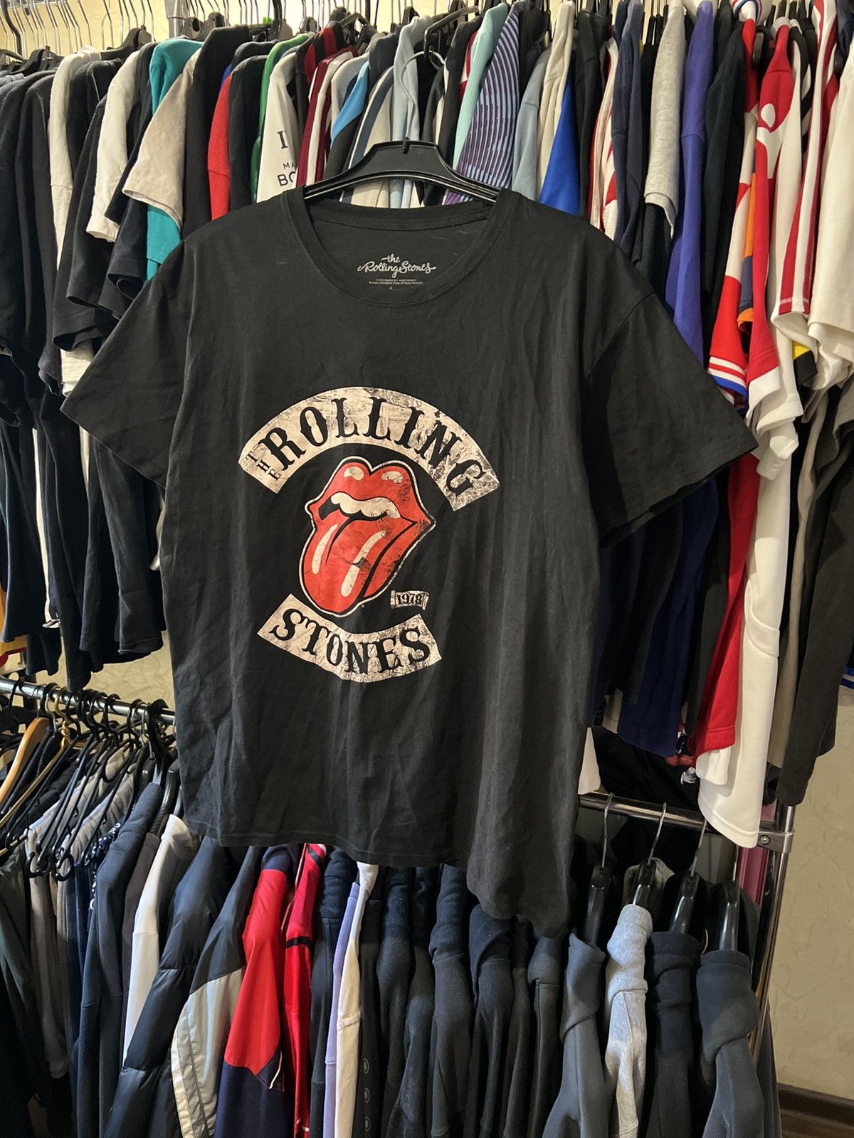 Band Tees 2023/2024 VINTAGE THE ROLLING STONES BAND ROCK POP T SHIRT Size US L / EU 52-54 / 3 - 1 Thumbnail
