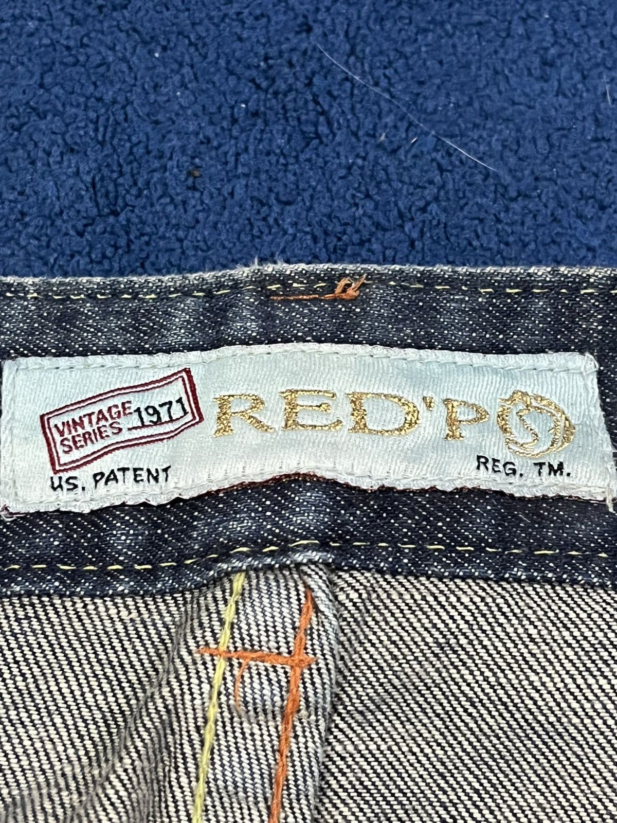 Ed Hardy Vintage Red Pepper Bell Bottom Flare Denim Size US 32 / EU 48 - 12 Thumbnail
