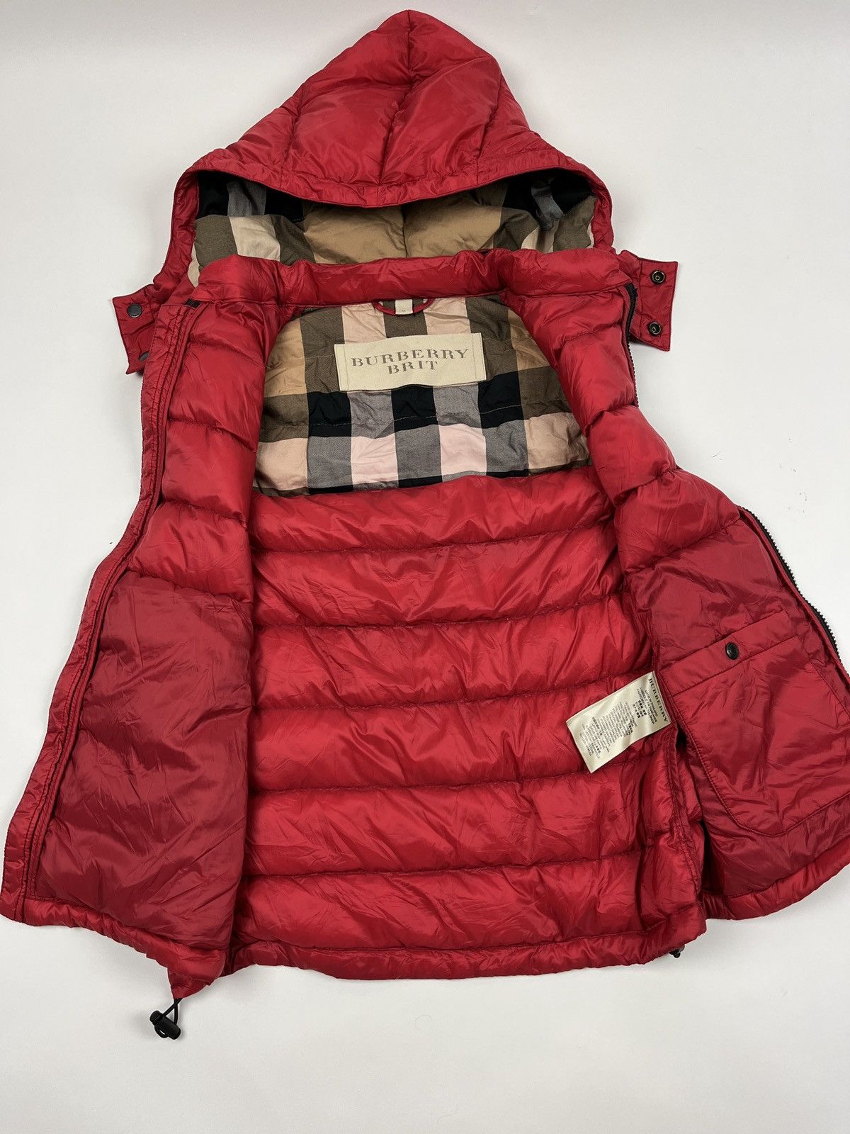 Burberry Burberry Brit Down Puffer Hooded Vest Size US S / EU 44-46 / 1 - 8 Thumbnail