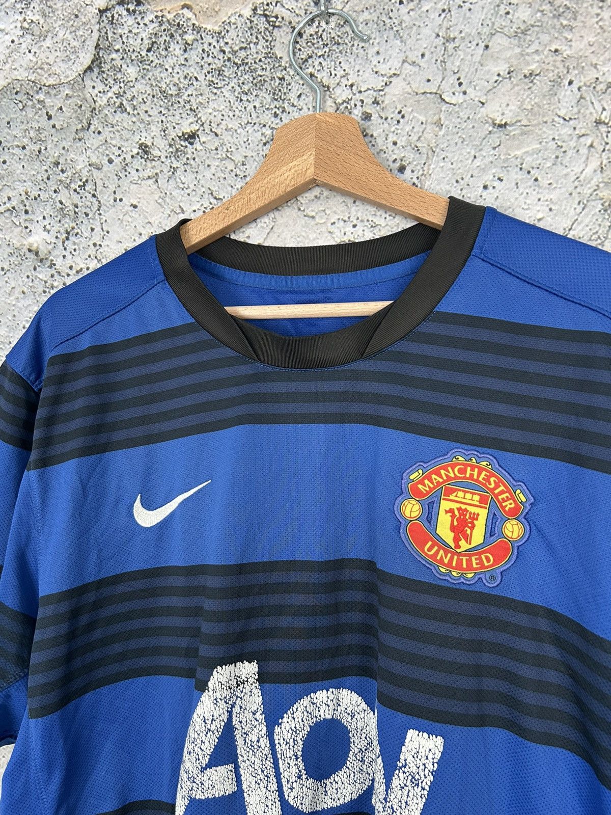 Nike Nike Manchester United Blue Soccer Jersey Football Size US XL / EU 56 / 4 - 3 Thumbnail