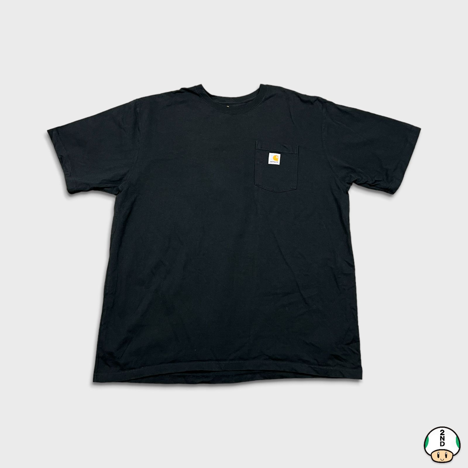Carhartt × Vintage Carhartt T Shirt Original Fit Work Short Sleeve Pocket Tee Size US XXL / EU 58 / 5 - 1 Thumbnail
