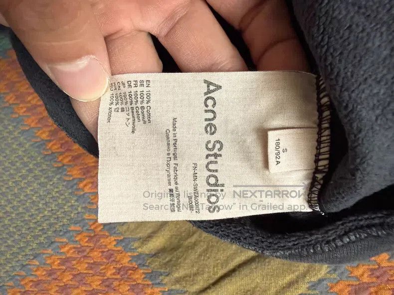 Acne Studios Acne Studios Classic Black Round Neck Sweatshirt Size S / US 4 / IT 40 - 3 Thumbnail
