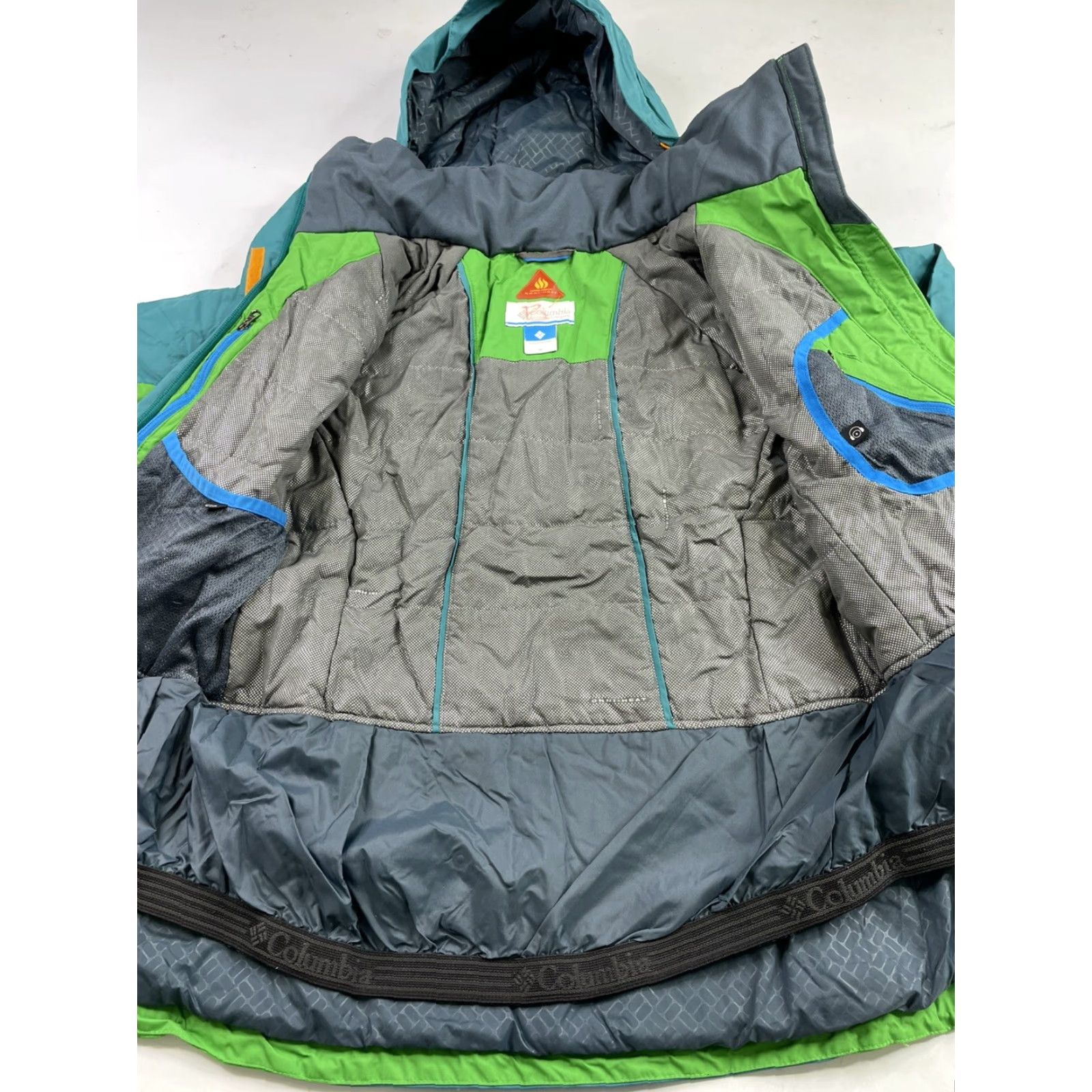 Colombo VINTAGE Columbia Women's Powderhouse Jacket SL4211 Omni Heat Emerald Size Medium Size M / US 6-8 / IT 42-44 - 3 Thumbnail