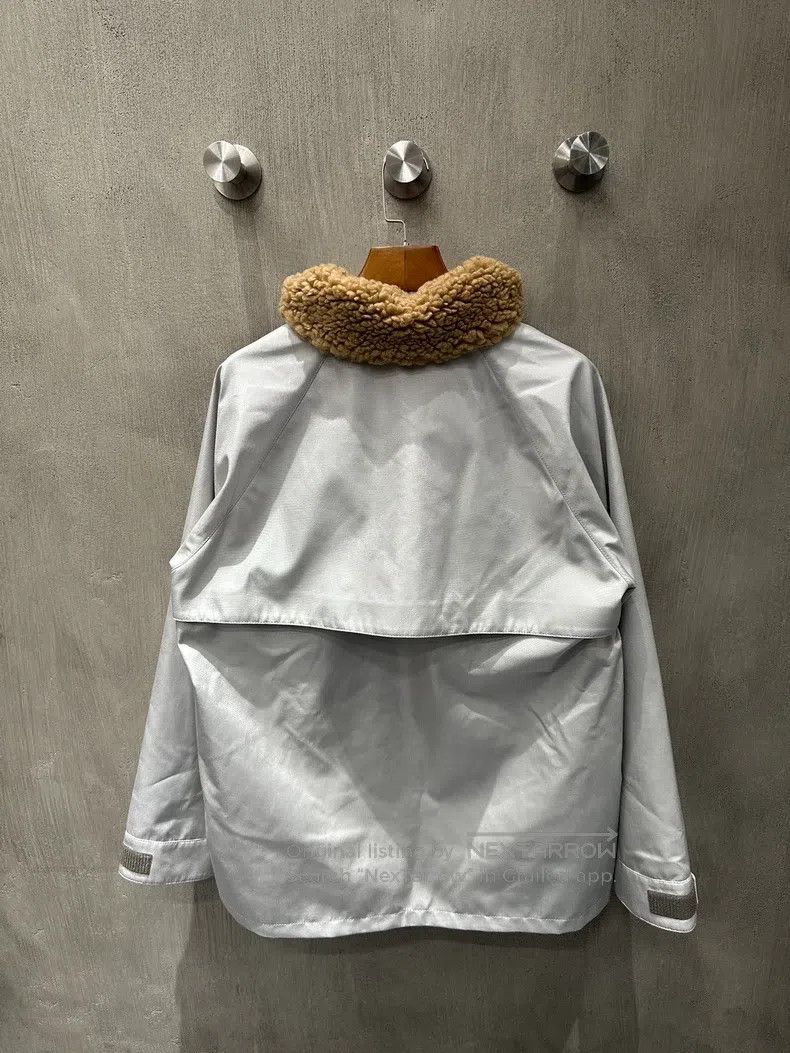Miu Miu Miu Miu Gray Green Fur Collar Jacket Size XS / US 0-2 / IT 36-38 - 2 Thumbnail