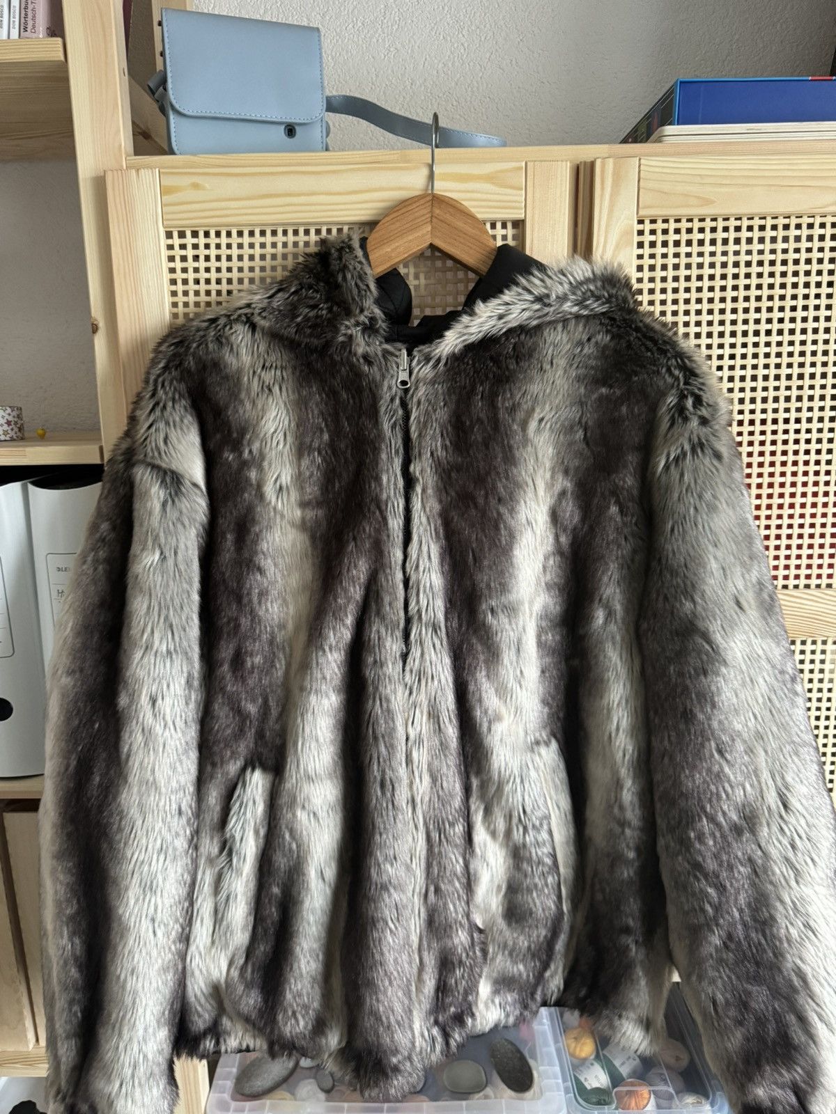 Supreme SUPREME fuax Pelz Wendejacke mit kaputze schwarz Size US L / EU 52-54 / 3 - 3 Thumbnail