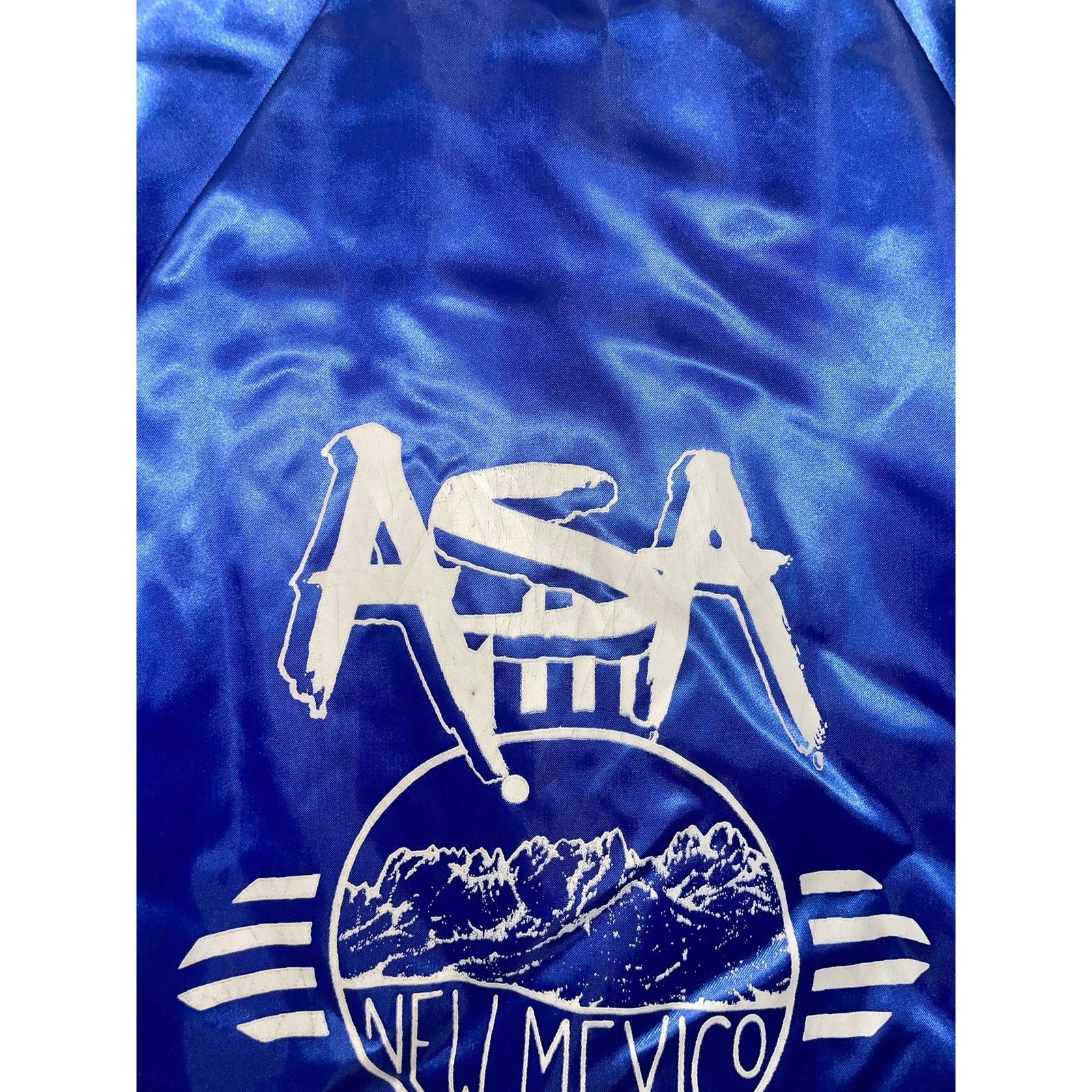 Vintage Vintage New Mexico Bomber Jacket Champions ASA 90s 80s Large Size US L / EU 52-54 / 3 - 10 Thumbnail