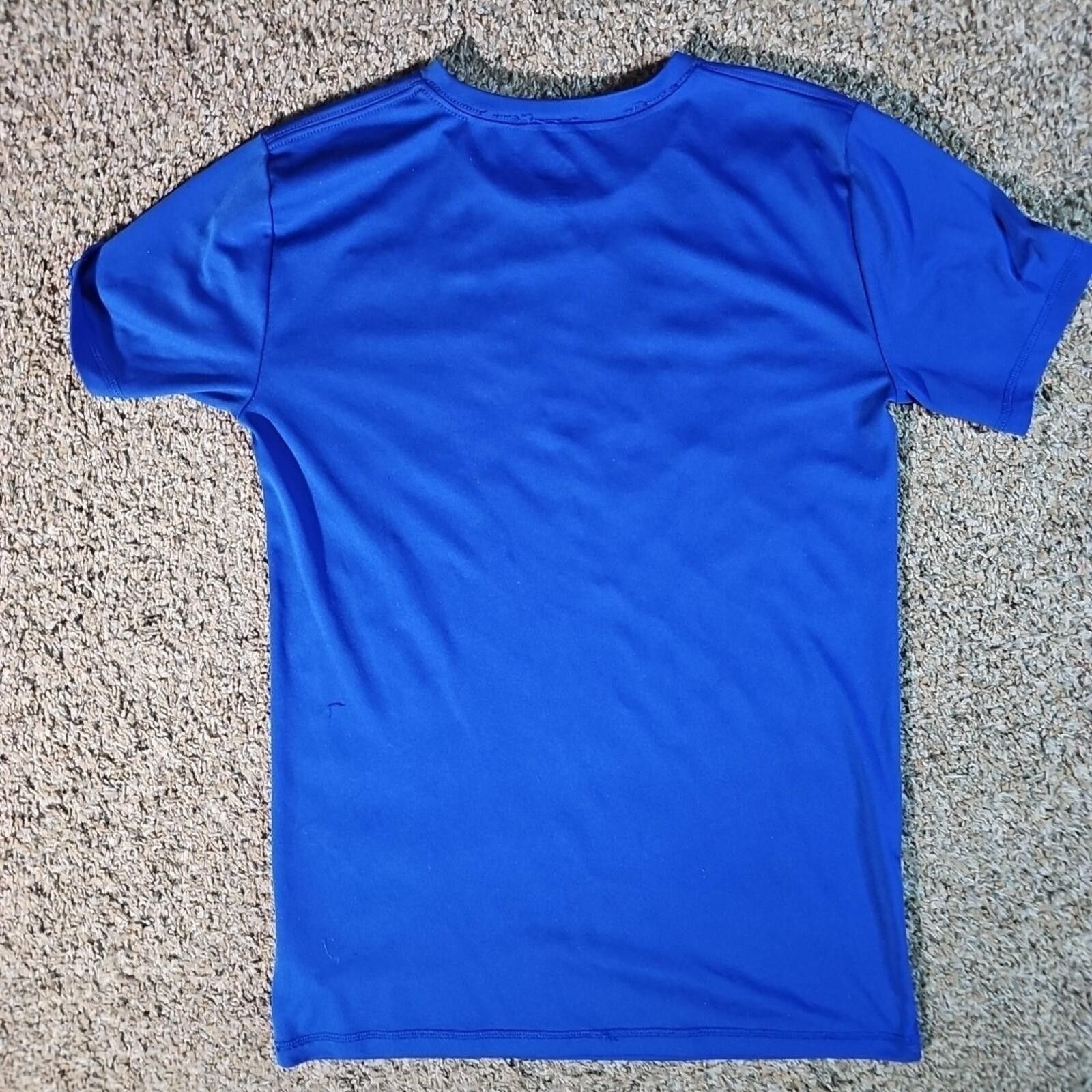 Adidas Adidas L(14/16) Athletic Blue Shirt Size US L / EU 52-54 / 3 - 6 Thumbnail