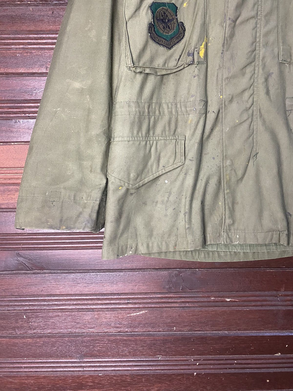 Vintage Vintage 80s Army OG 107 Jacket Size US S / EU 44-46 / 1 - 4 Thumbnail