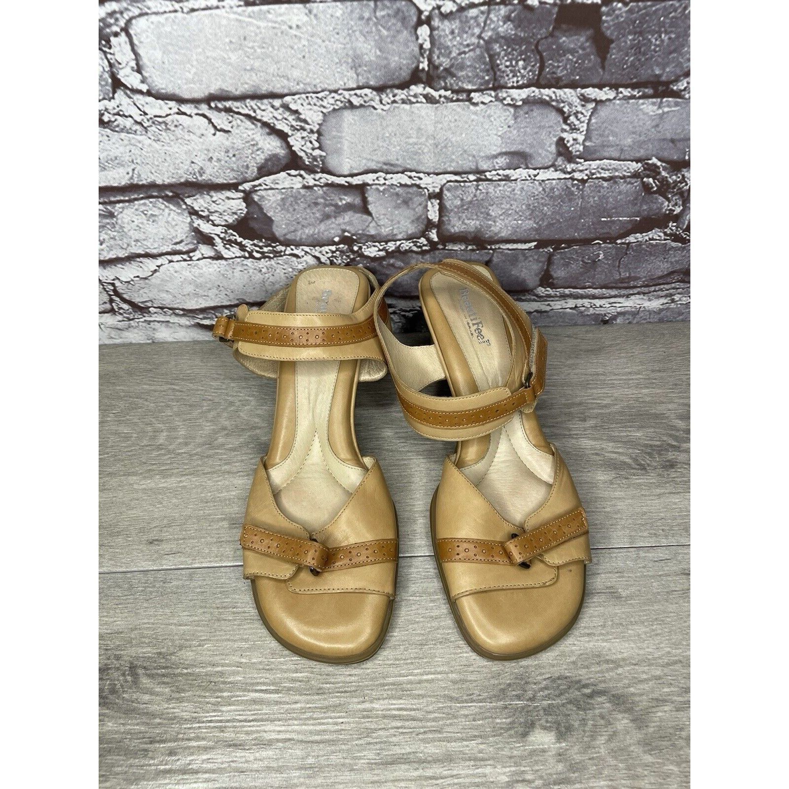 Other Beautifeel Brown Leather Casual Heel Strappy Sandals Women’s Size US 10.5 / IT 40.5 - 20 Thumbnail