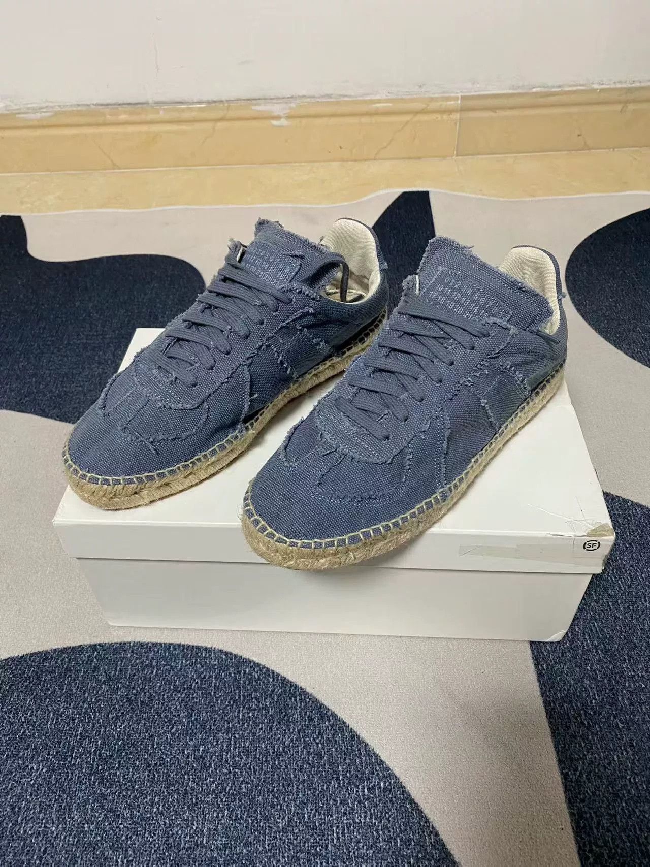 Maison Margiela Maison Margiela Denim Sneakers Size 41 Size US 8 / EU 41 - 1 Thumbnail