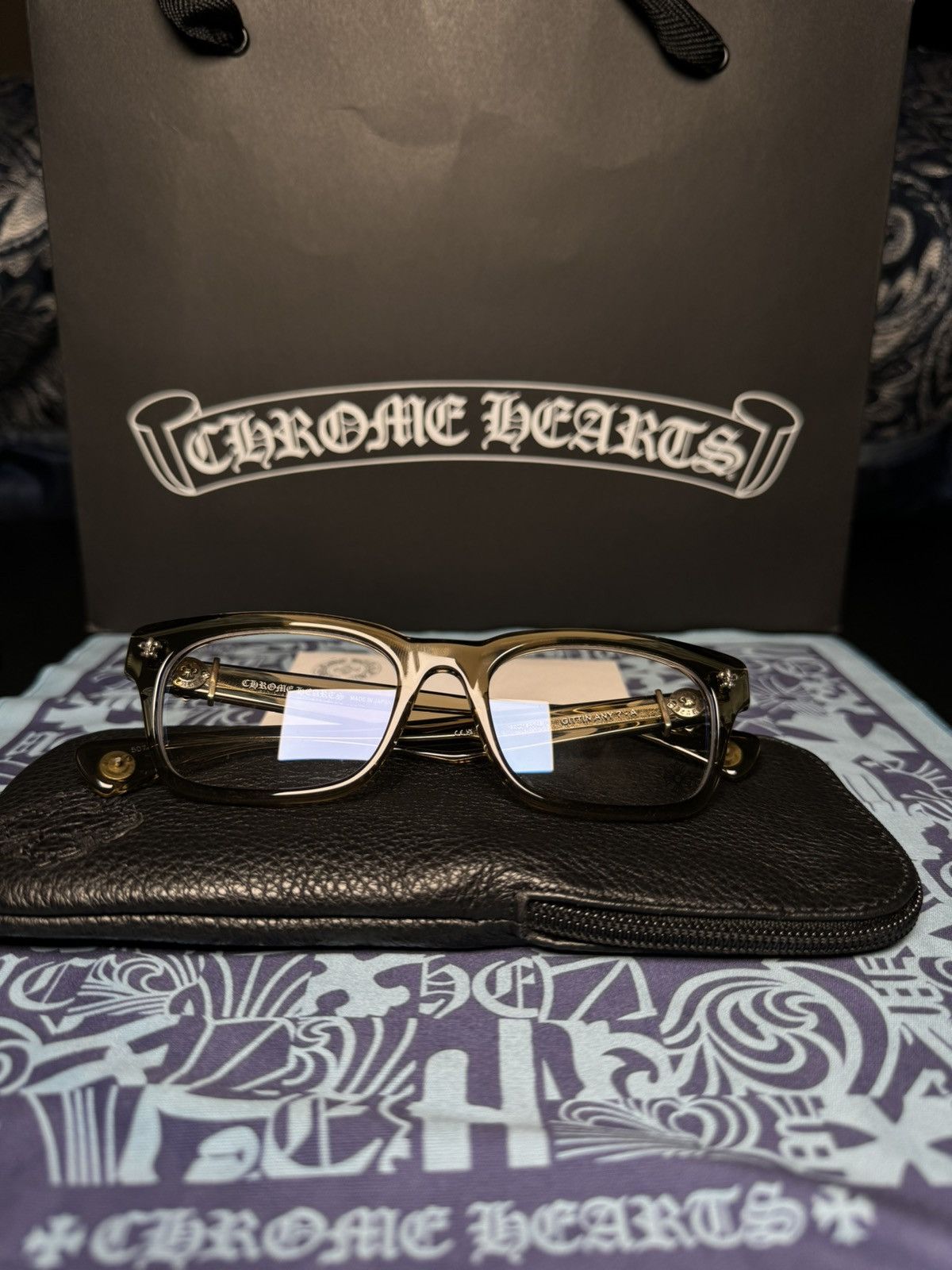 Chrome Hearts “Gittin Any?” Glasses