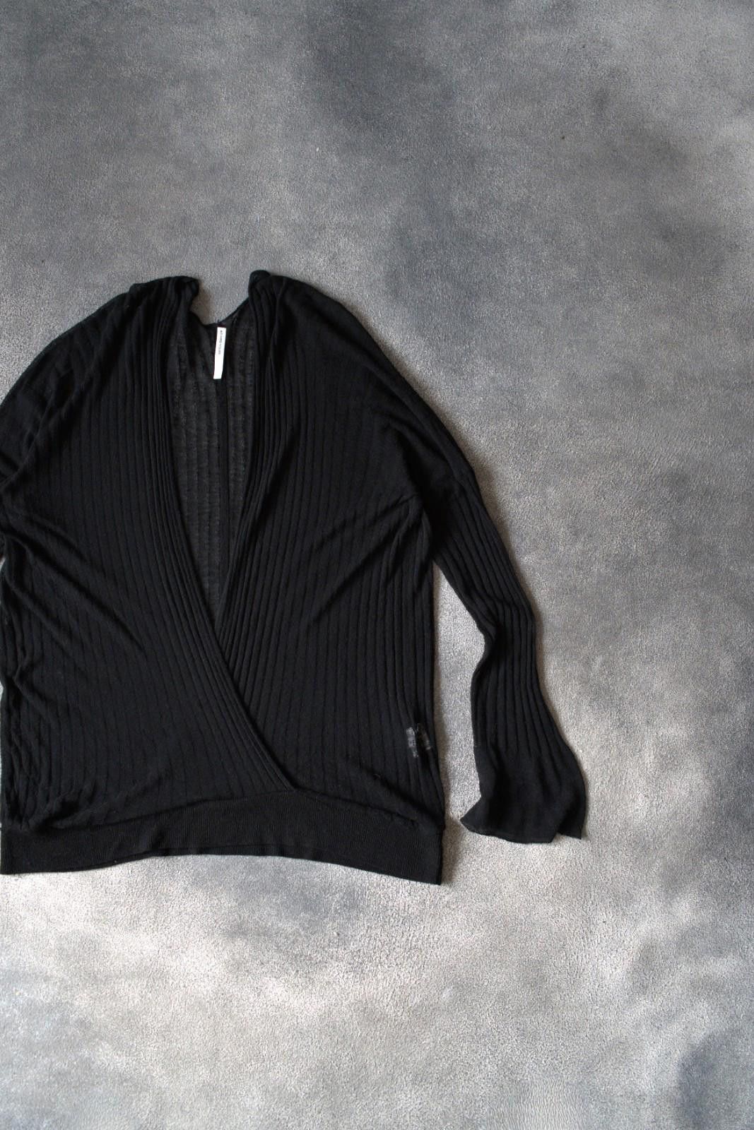 Alexander McQueen S/S 1997 Alexander McQueen Wrap Transparent Cardigan Flared Sleeves VINTAGE Size S / US 4 / IT 40 - 4 Thumbnail