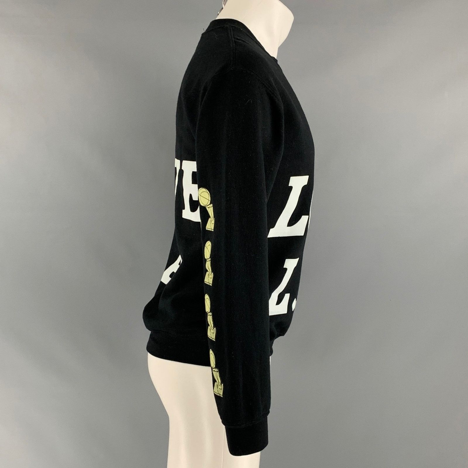 Rhude RHUDE XS Black White Graphic Cotton Crew-Neck Sweatshirt Size US XS / EU 42 / 0 - 2 Thumbnail