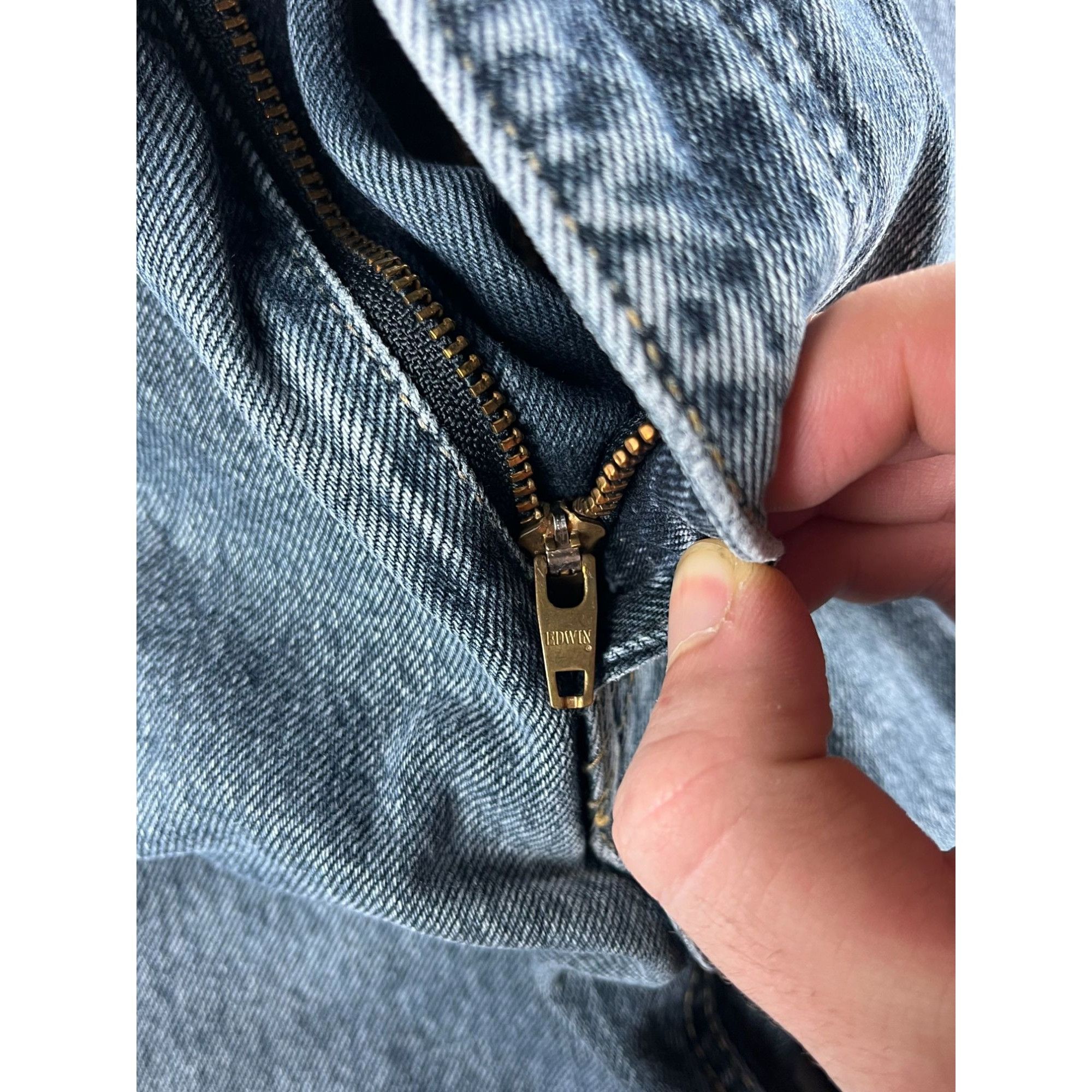 Edwin × Japanese Brand × Vintage Edwin Made In Japan Baggy Jeans Size US 30 / EU 46 - 7 Thumbnail