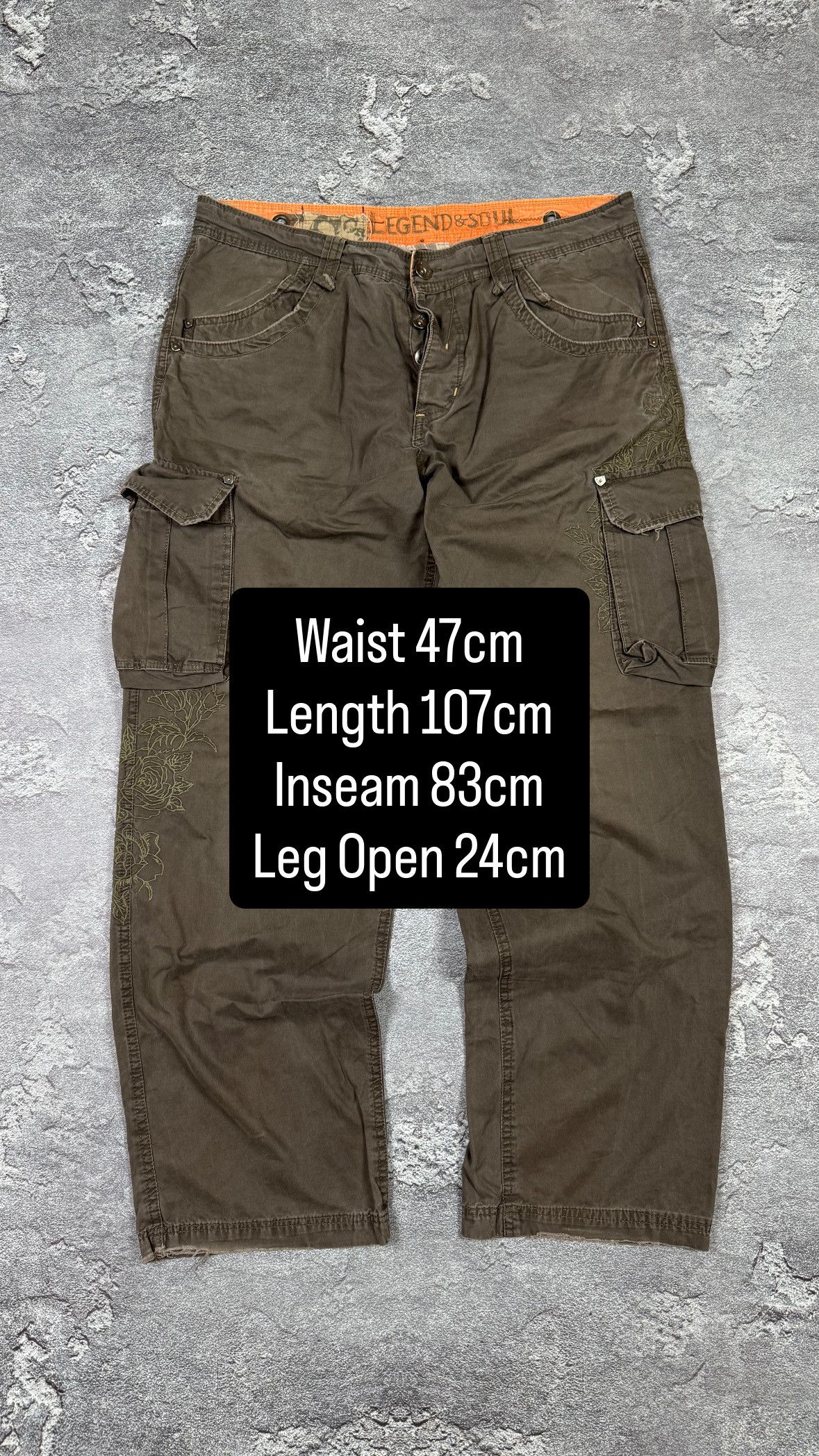 If Six Was Nine If Six Was Nine Cargo Straight Flared Pants Size 32 Y2K 00s Size US 32 / EU 48 - 3 Thumbnail