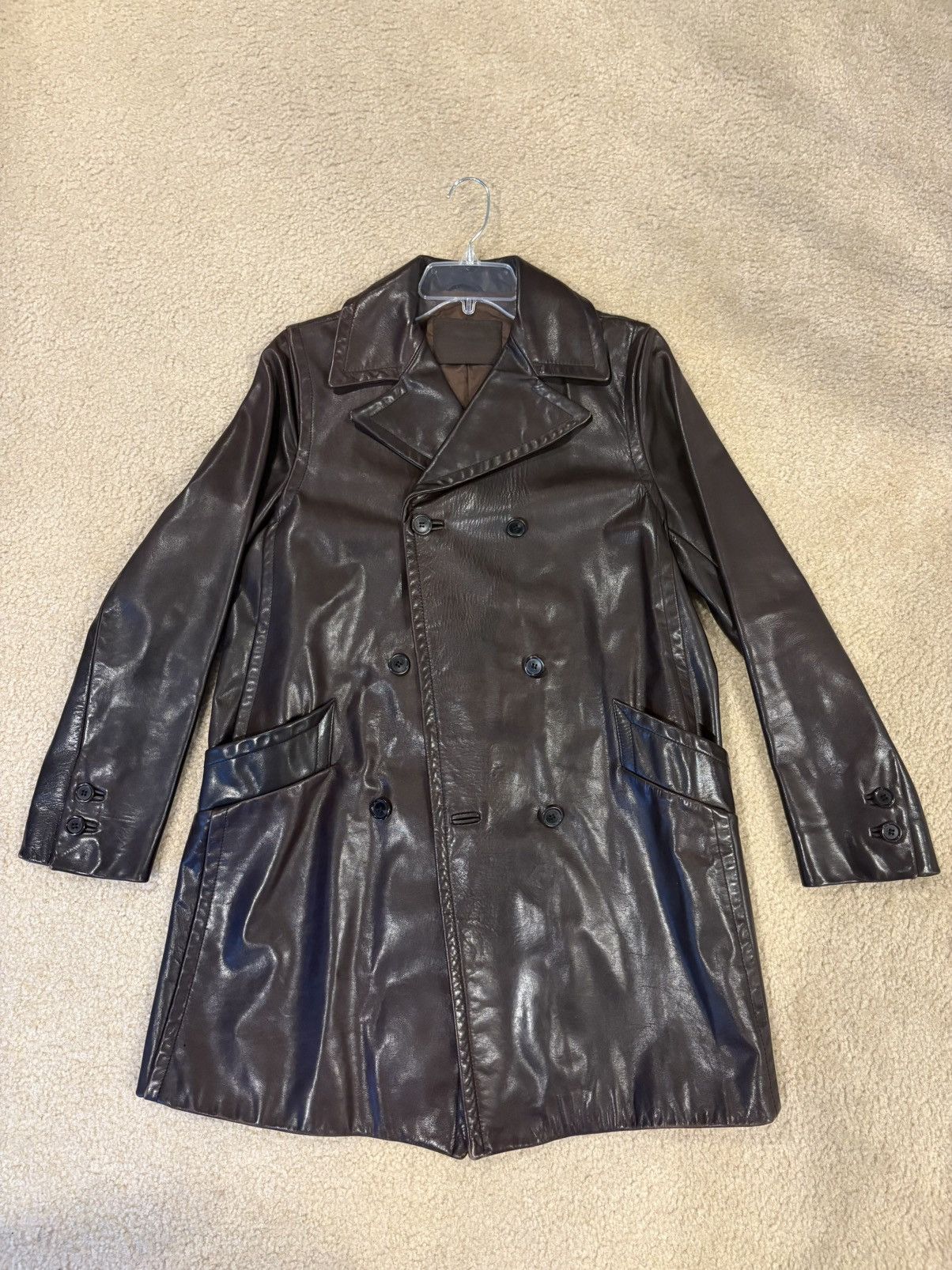 Prada 1992 Prada Vintage Leather Jacket Size M / US 6-8 / IT 42-44 - 6 Thumbnail