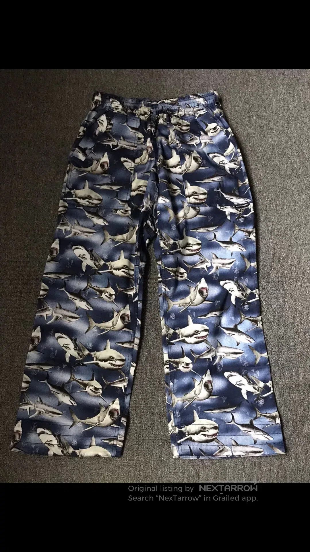 Palm Angels Palm Angels Blue Shark Casual Pants. Size US 30 / EU 46 - 1 Thumbnail