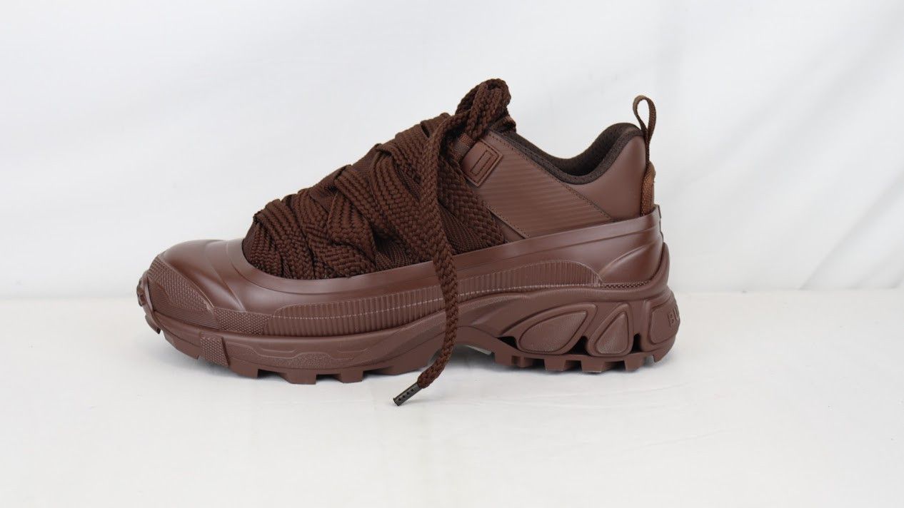 Burberry o1rshd1 Low Top Sneaker on Rubber Sole in Deep Earth Size US 12 / EU 45 - 5 Thumbnail