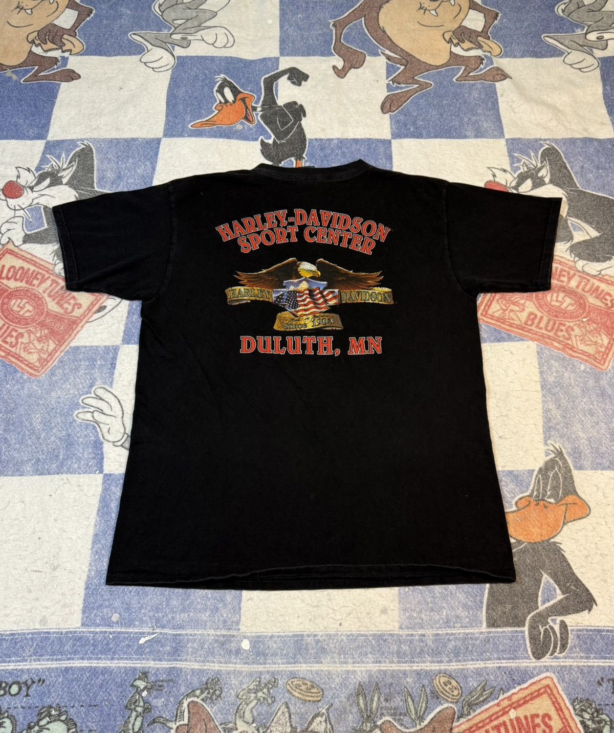 Harley Davidson Vintage Harley USA tee Size US XL / EU 56 / 4 - 3 Thumbnail