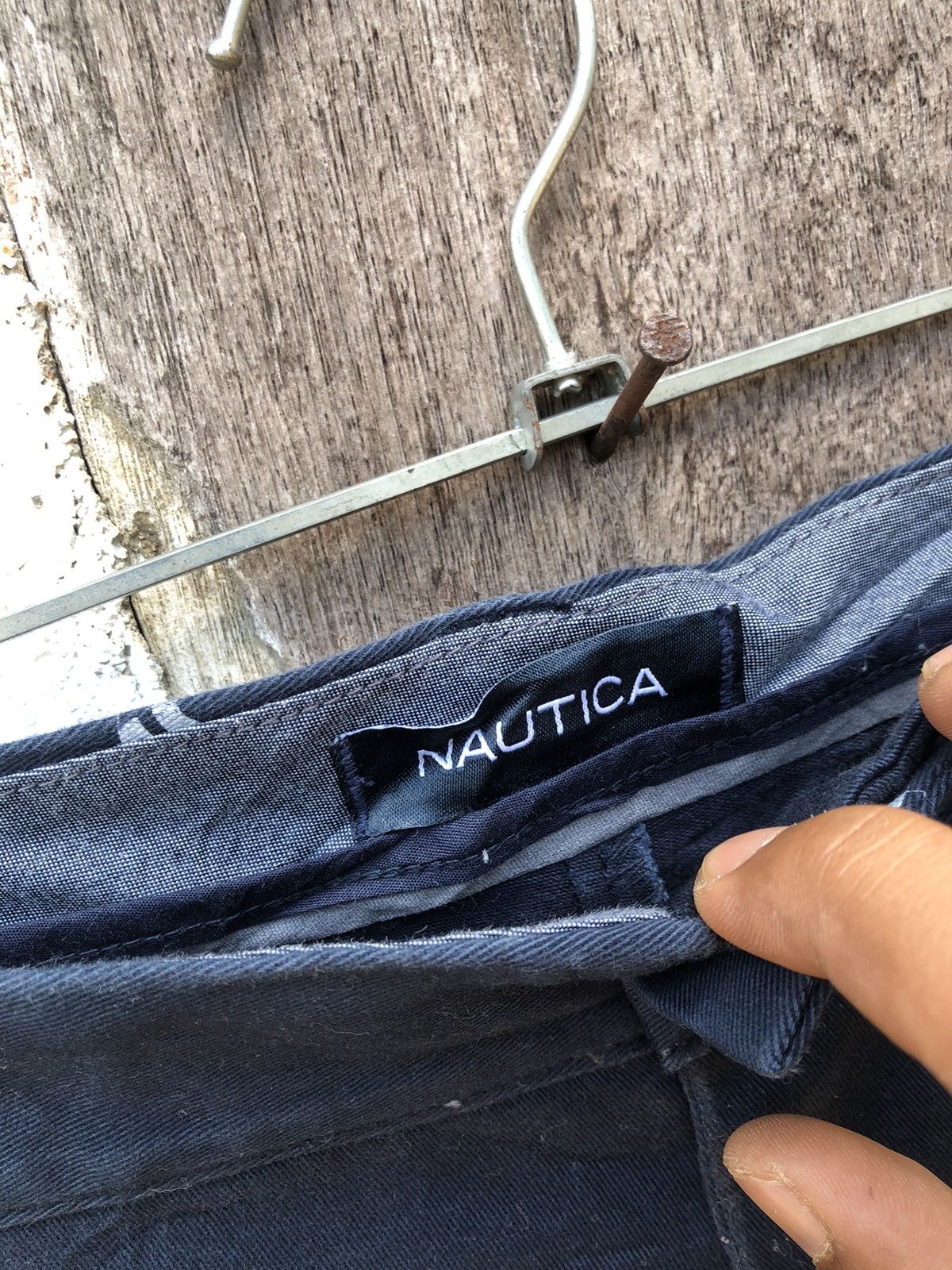 Nautica Nautica Full Print Cotton Pants Cutting Slim Size US 41 - 6 Thumbnail