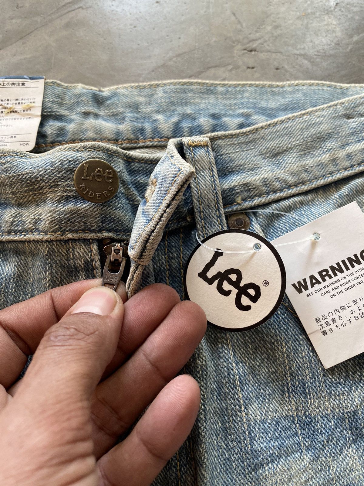 Lee × Vintage Flare Jeans Vintage Lee Riders Fade Distressed Boot Cut Size US 28 / EU 44 - 14 Thumbnail