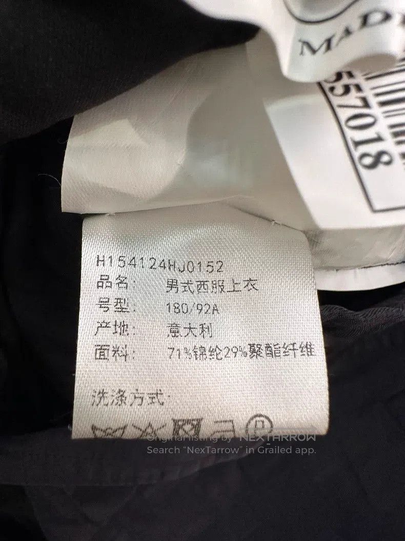Hermes Hermes Black pleated blazer Size 52R - 6 Thumbnail