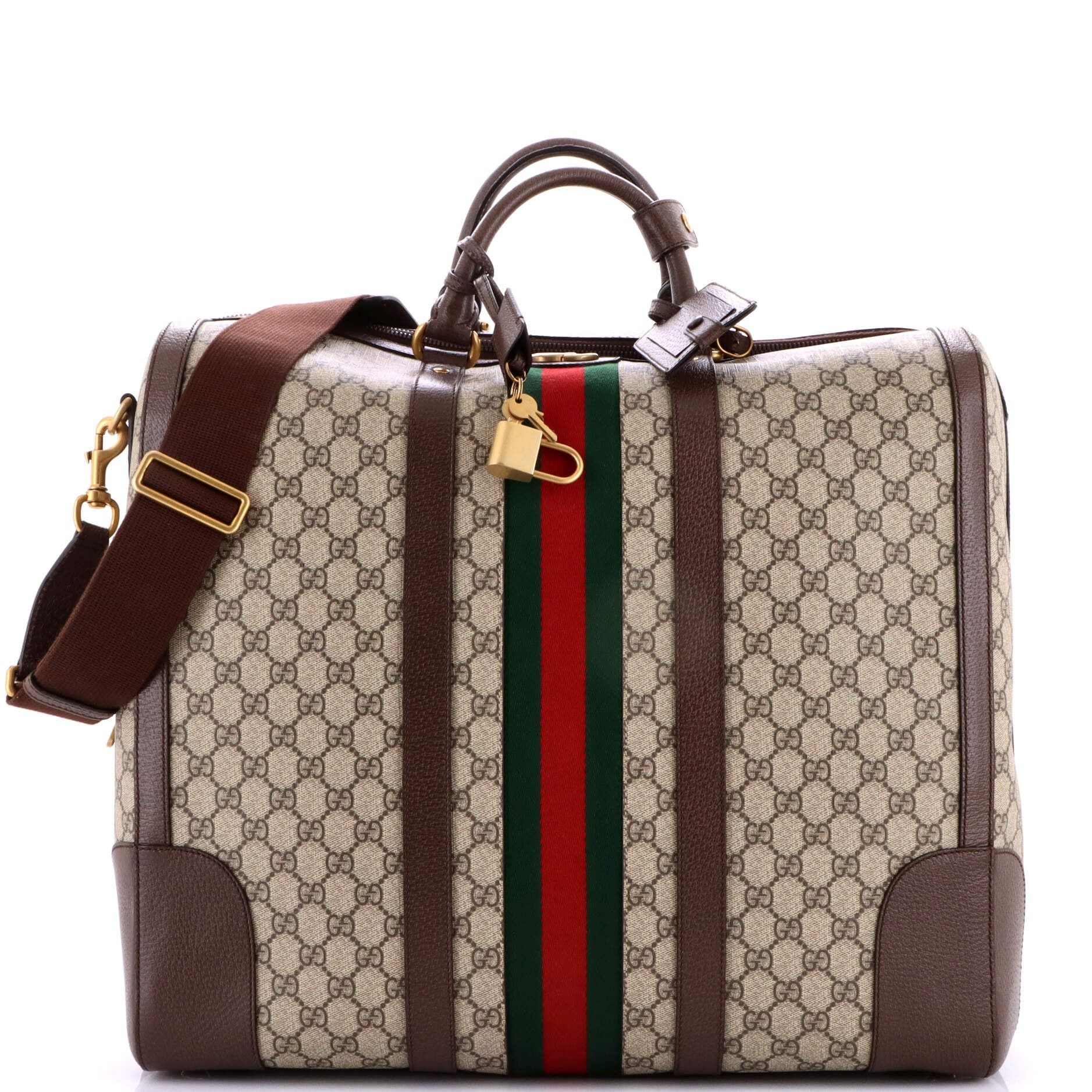 Gucci Savoy Web Convertible Duffle Bag Size ONE SIZE - 1 Thumbnail
