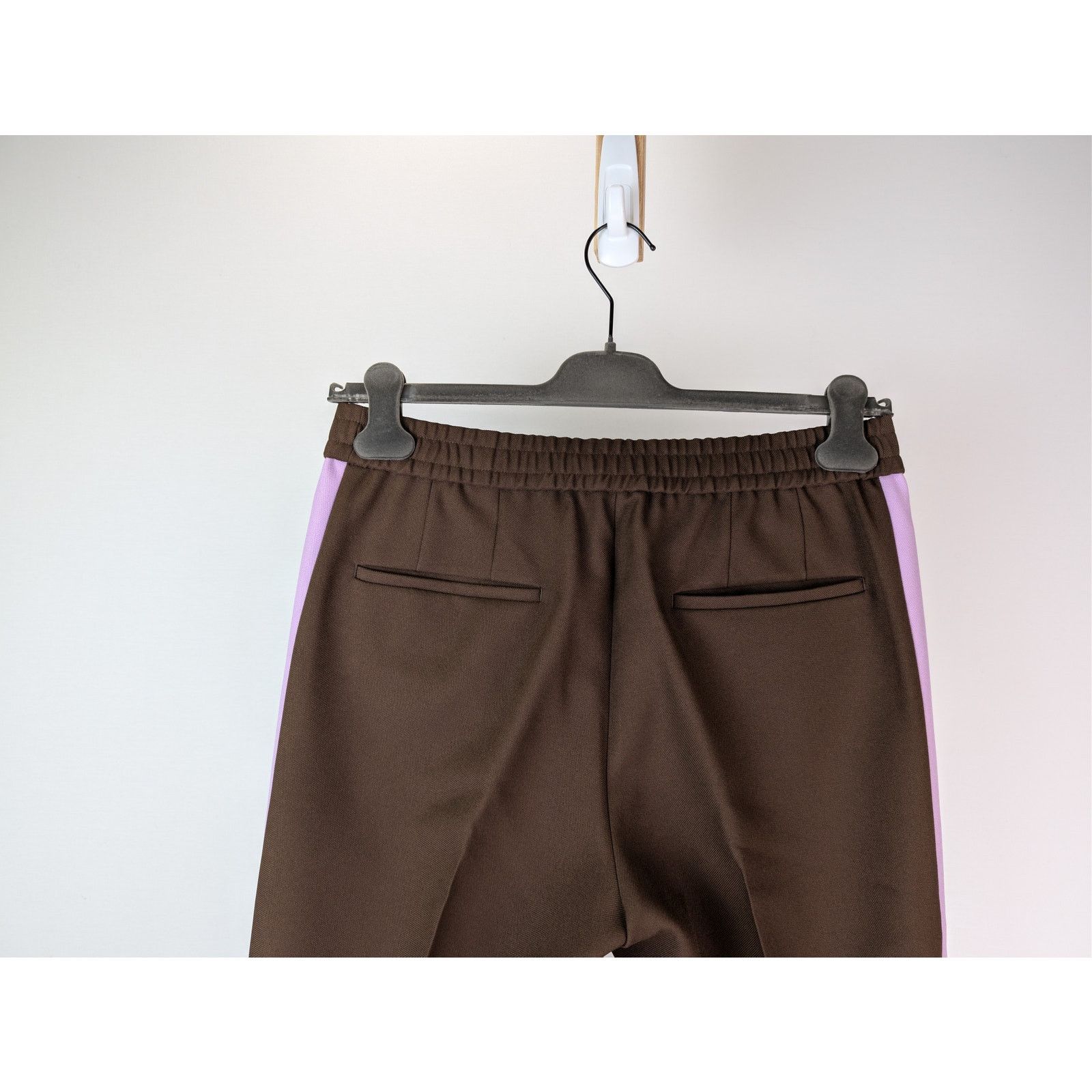 Gucci o1rshd1 Drawstring Fluid Drill Pants in Vanessa Brown / Mix Size US 32 / EU 48 - 13 Thumbnail