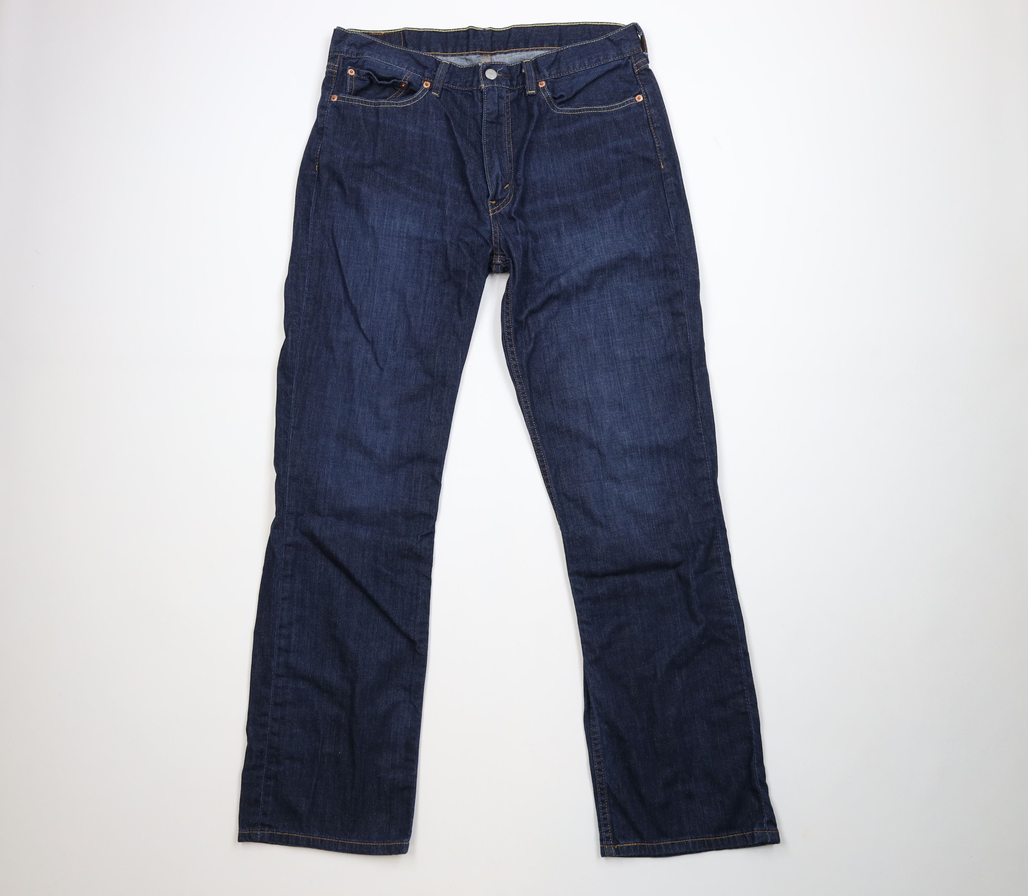 Levi's Vintage Y2K Levis 514 Straight Leg Denim Jeans Blue Cotton Size US 36 / EU 52 - 1 Thumbnail